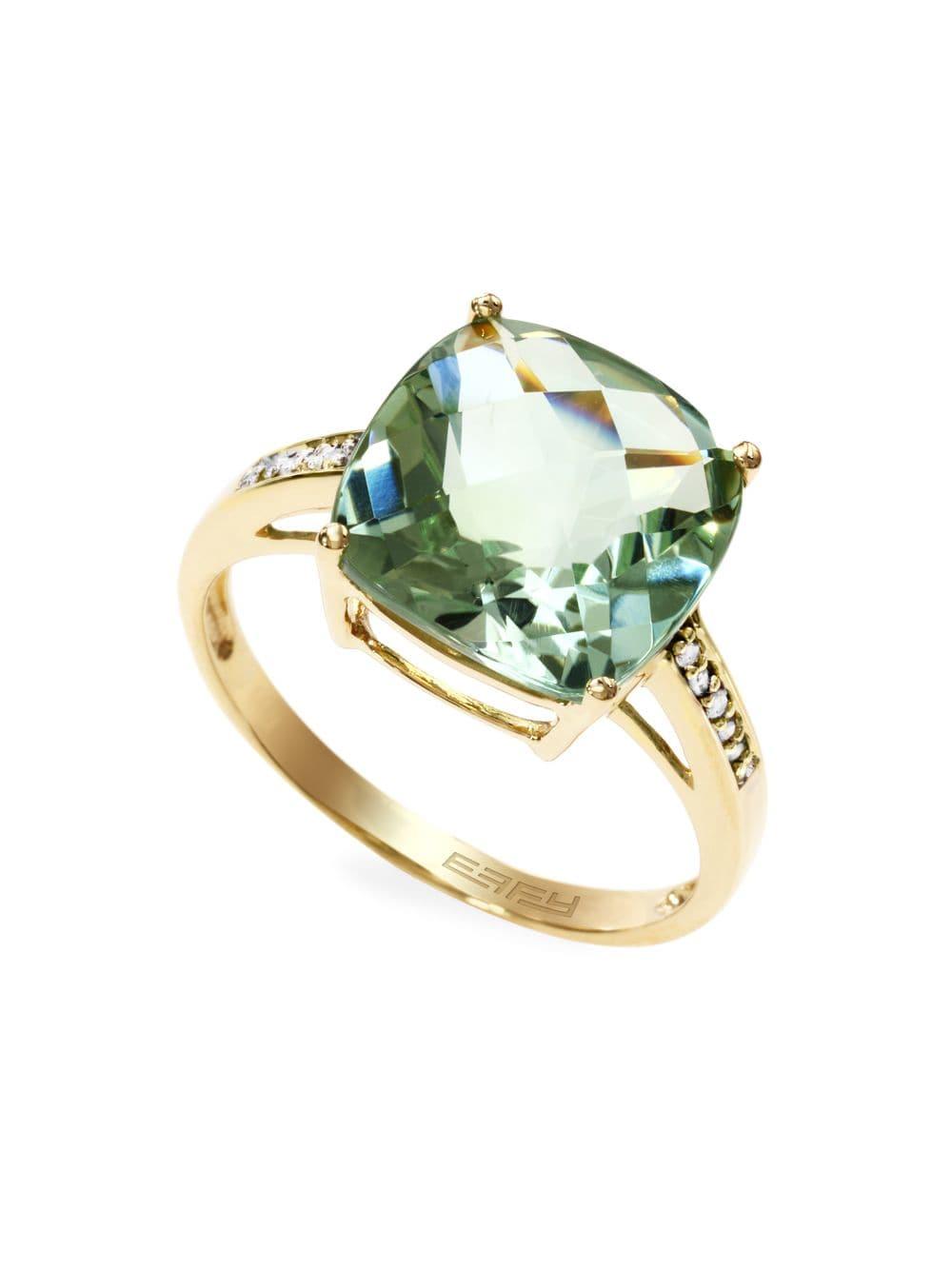 Effy green amethyst earrings deals