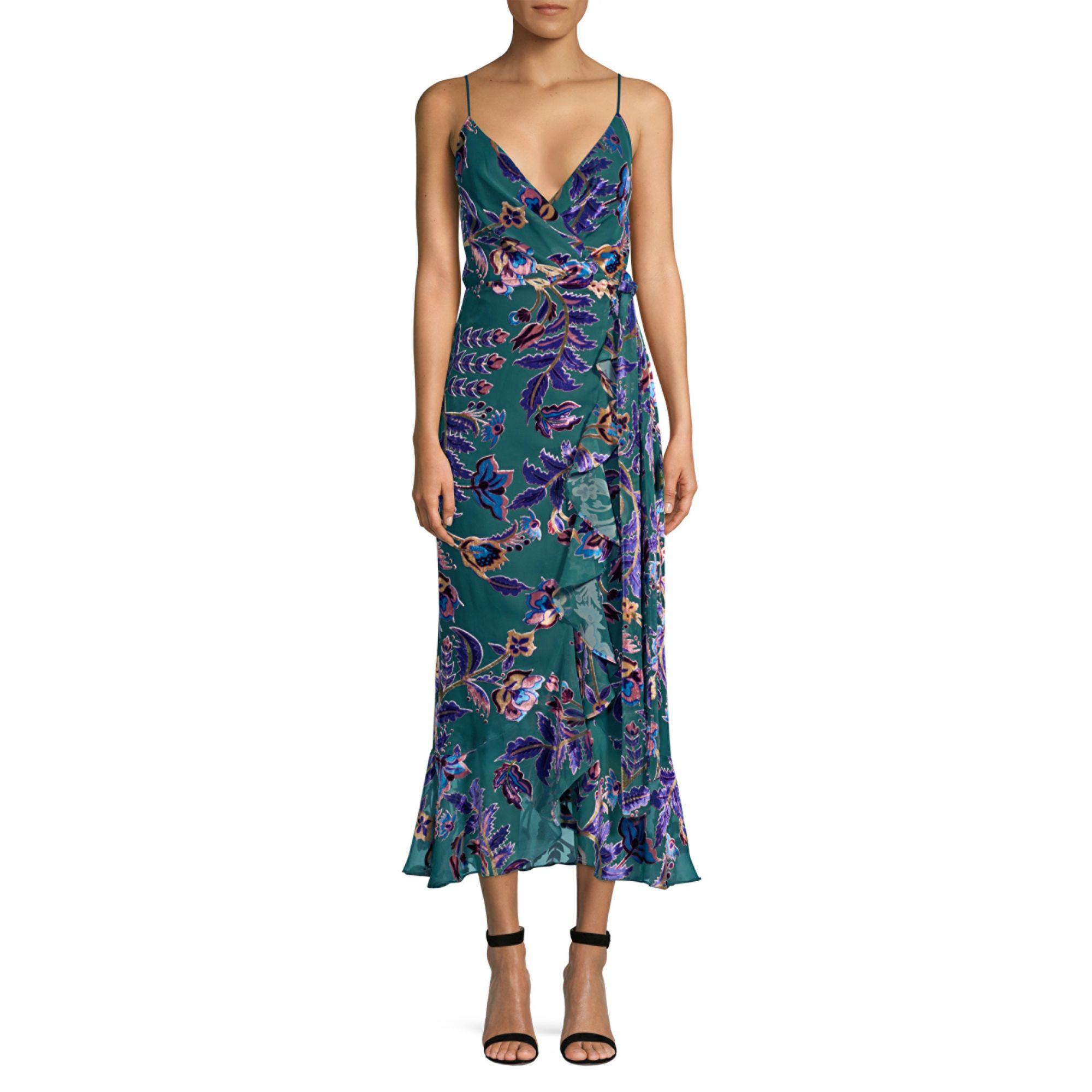 wrap around dress designer