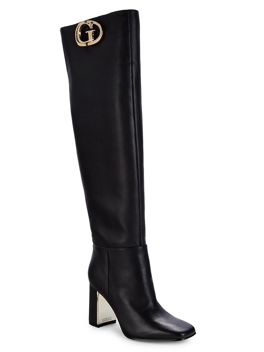guess women's raniele over the knee boots