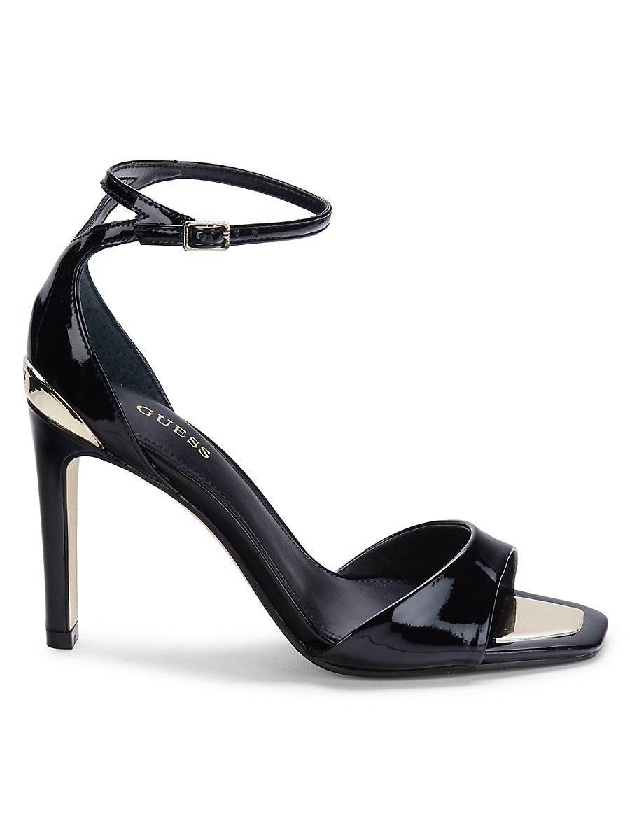 Guess Ankle-loop Stiletto Sandals in Black | Lyst Australia