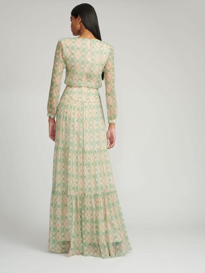 Saloni Silk Isabel Dress | Lyst