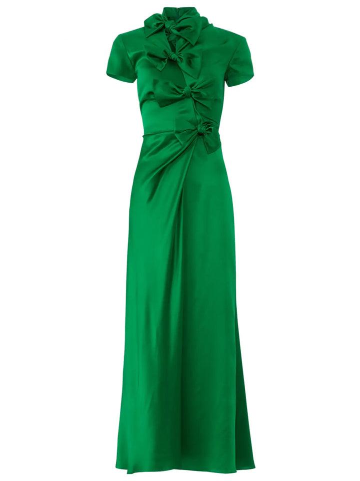Saloni Kelly Dress in Green | Lyst