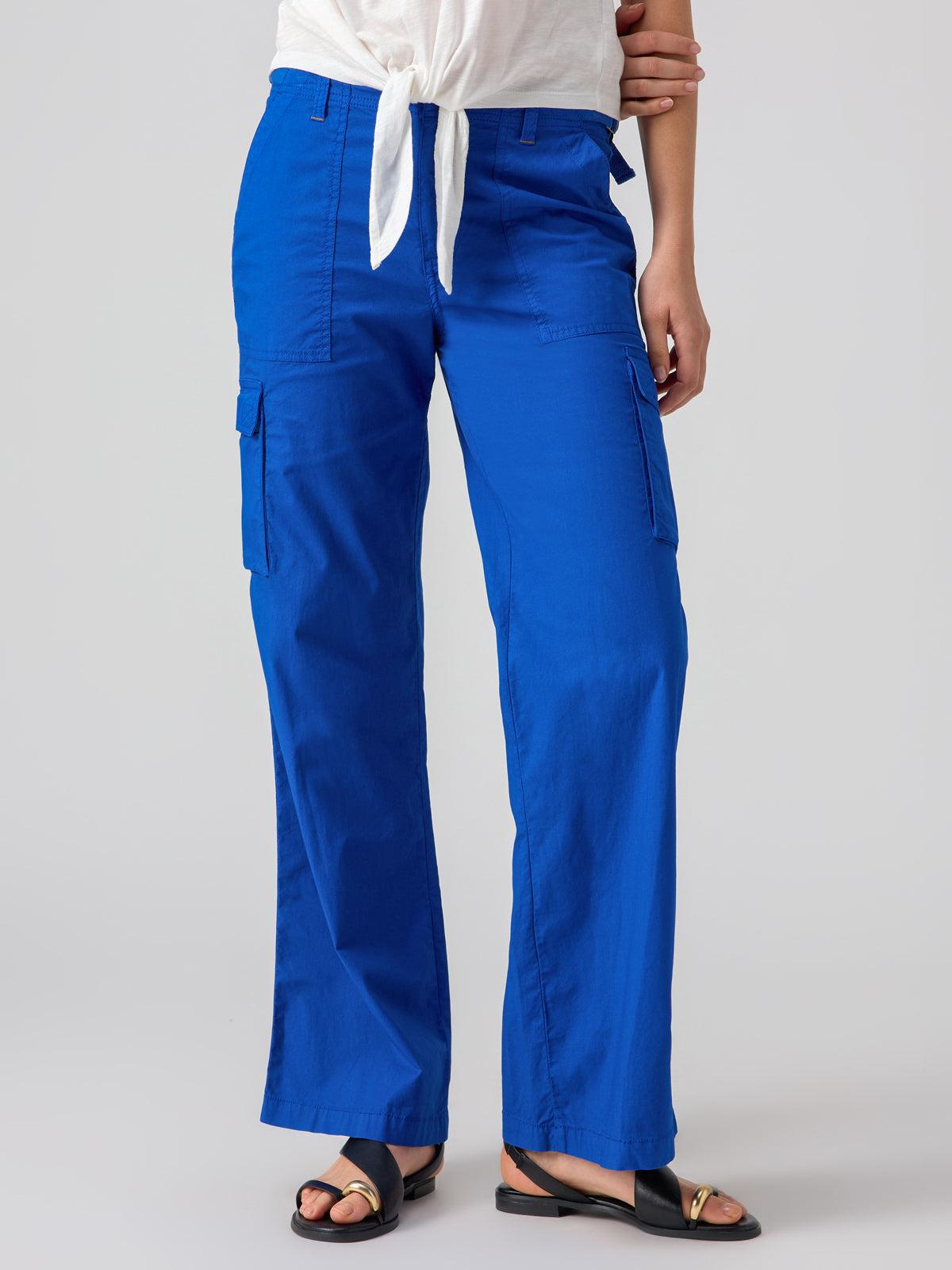 Sanctuary Reissue Cargo Standard Rise Pant Ocean Blue Lyst