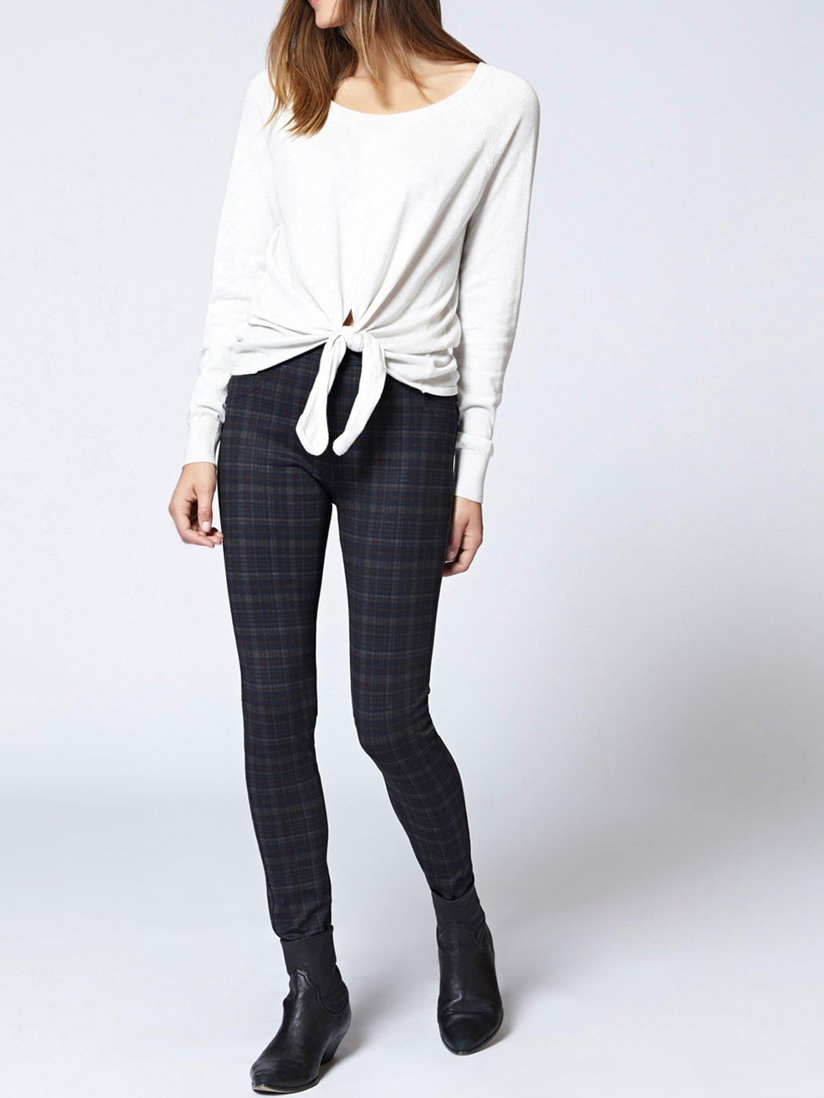 sanctuary grease plaid leggings