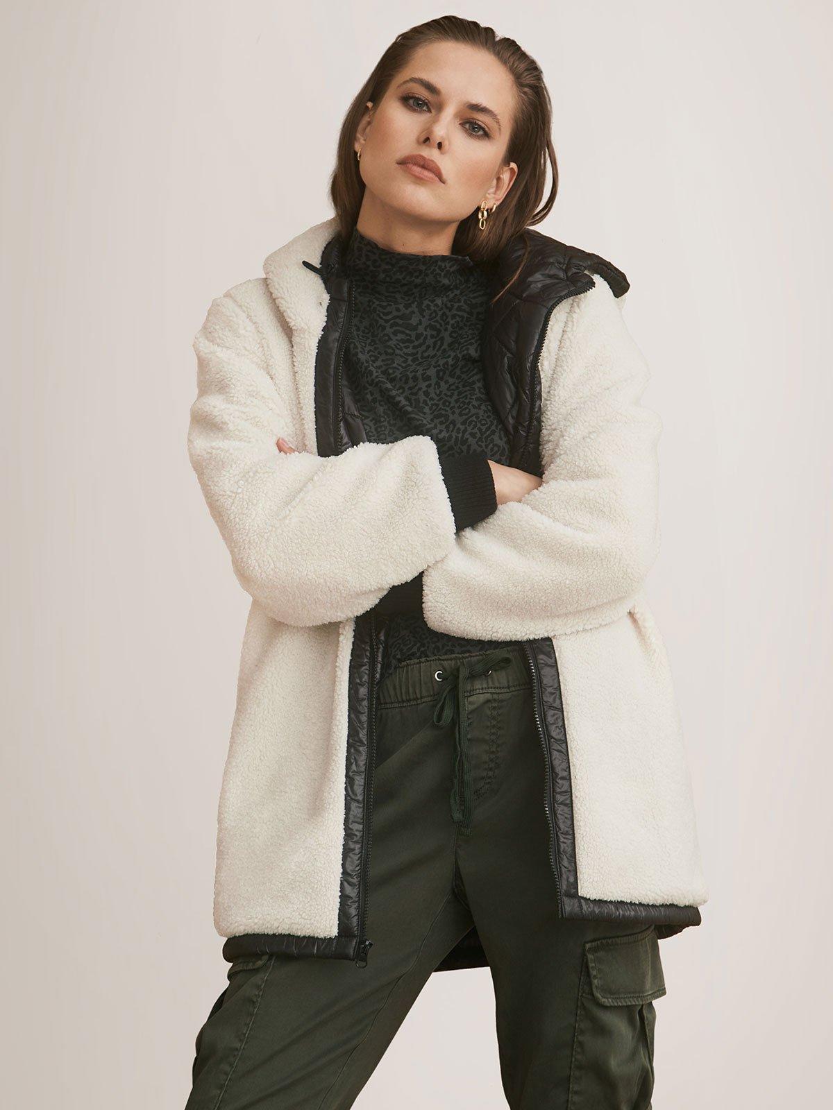 Sanctuary reversible sherpa jacket Clearance