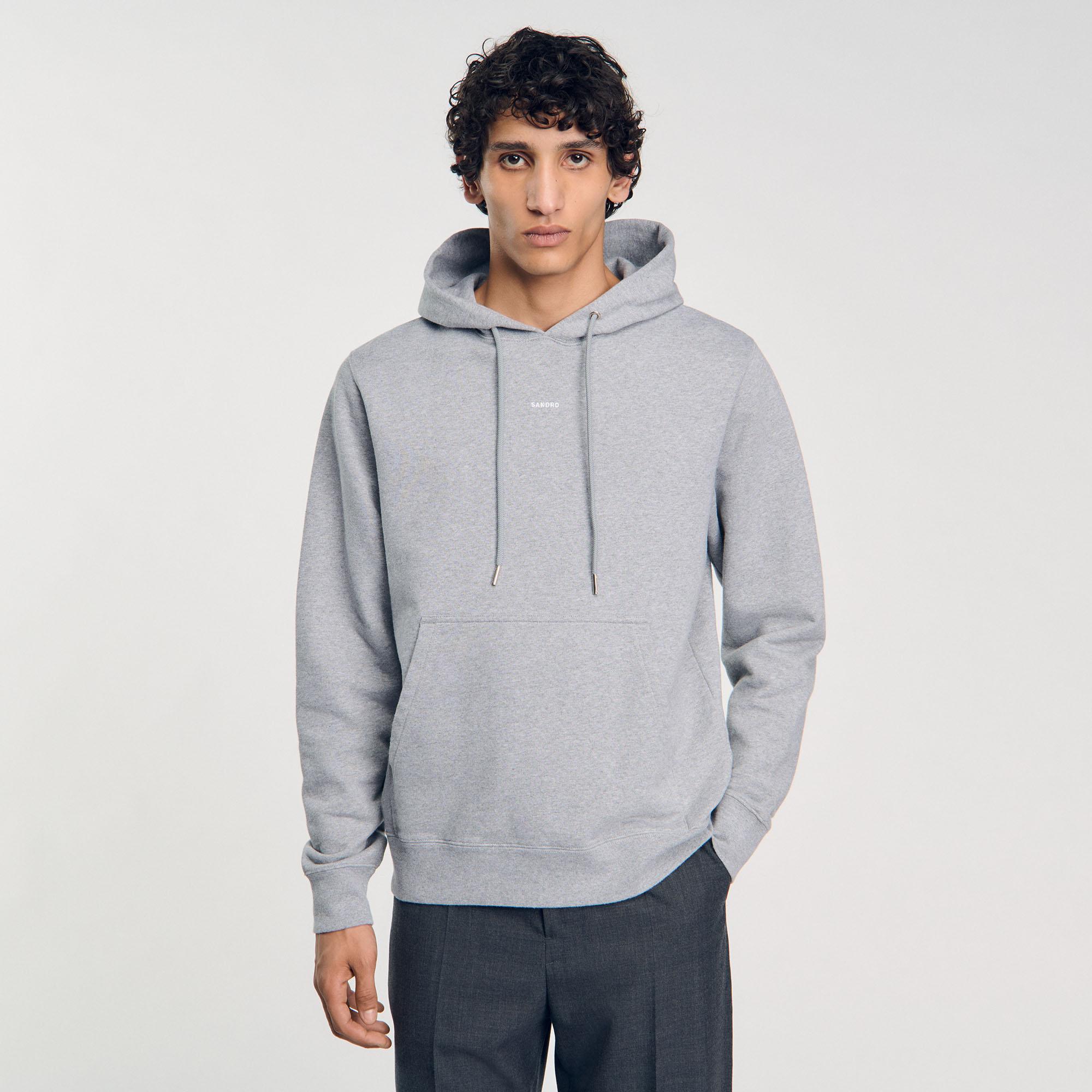Sandro logo hoodie sale
