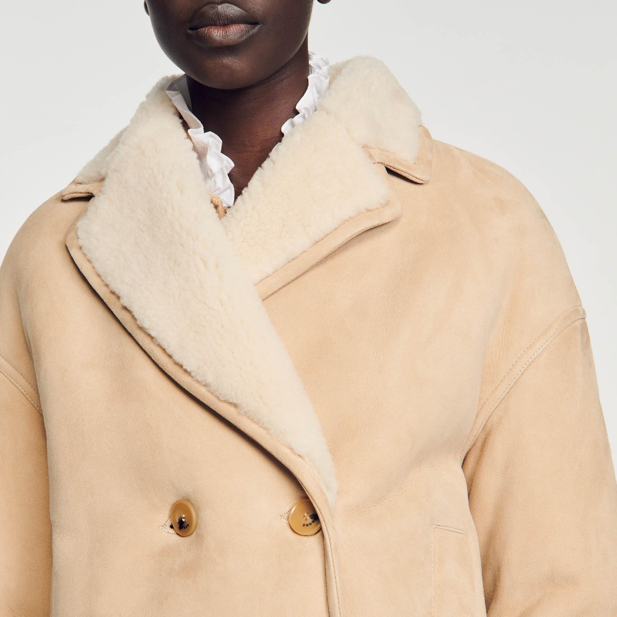 Manteau sandro beige hotsell