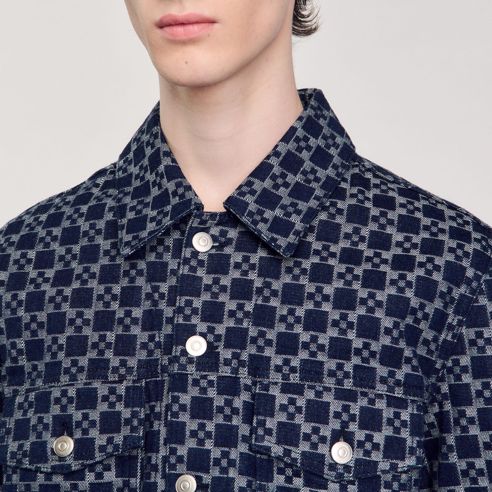 Denim Jacket Veste Jean Sandro Homme Veste En Jean Sandro Homme