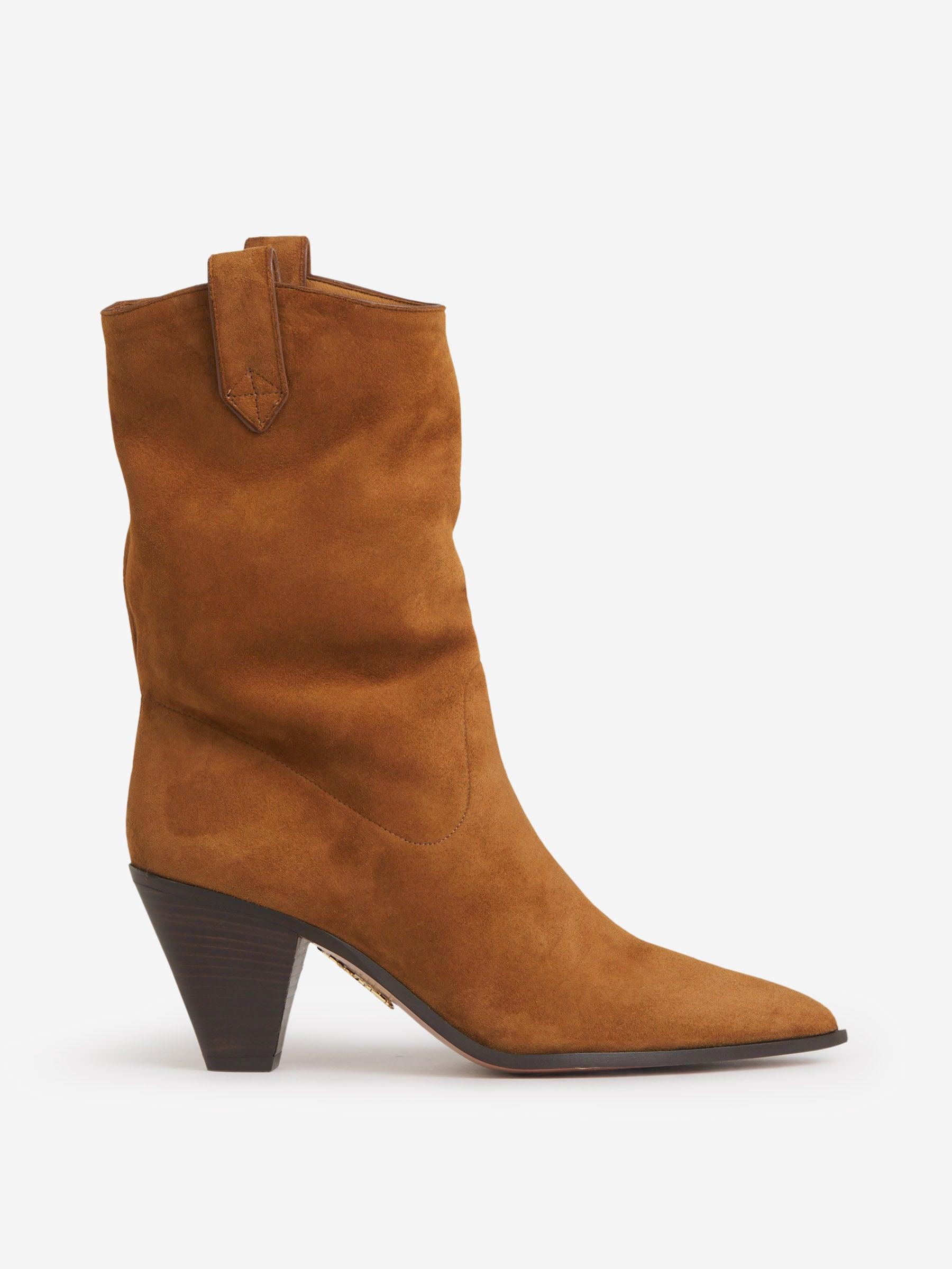 Aquazzura Cowboy Boogie Boots in Brown Lyst