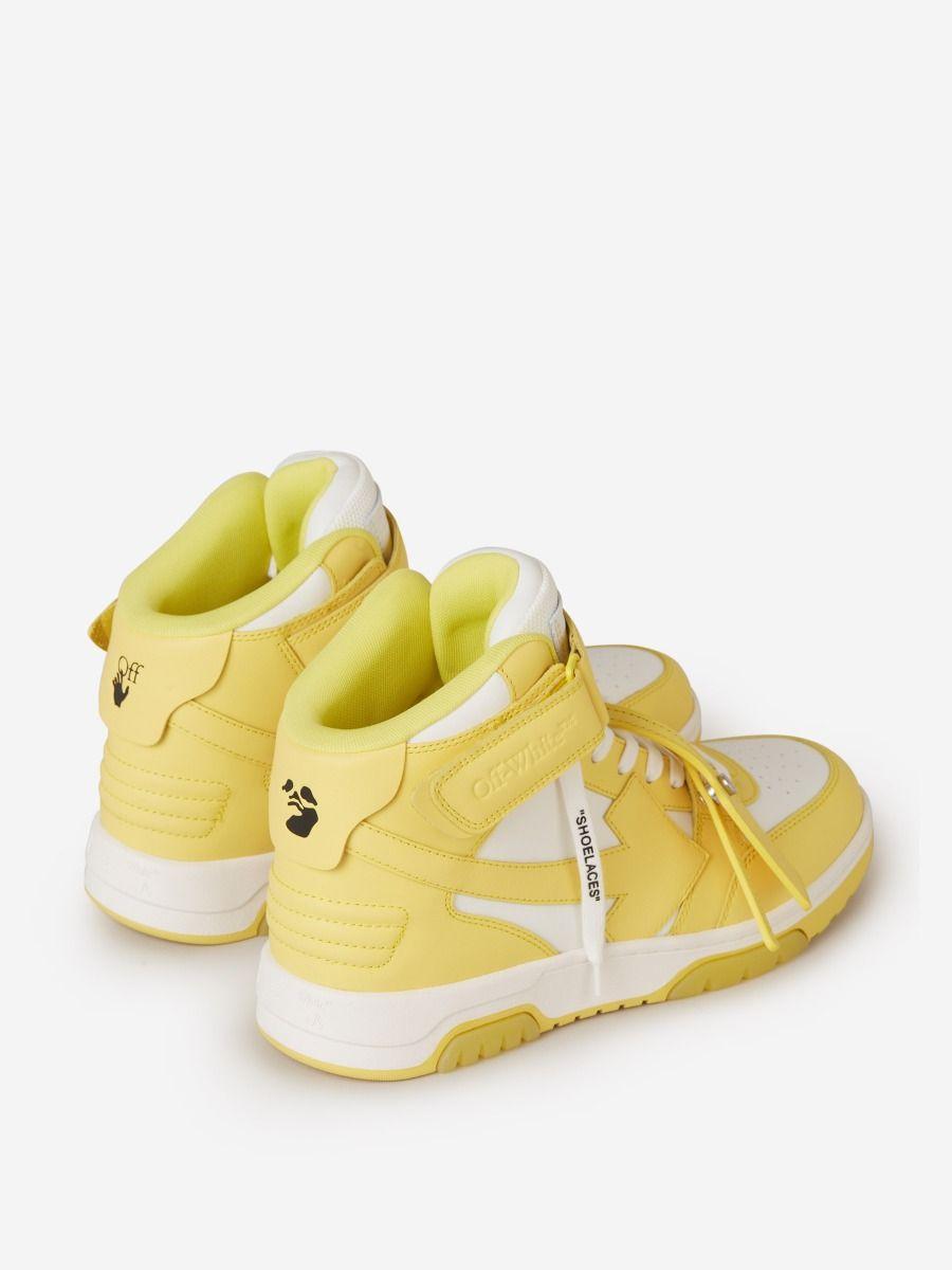 Off-White c/o Virgil Abloh Mid Top Out Of Office Sneakers in Yellow for ...
