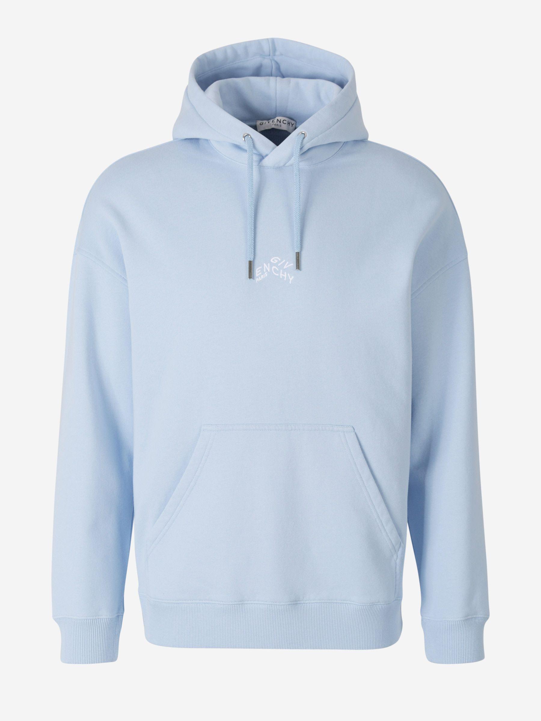 Givenchy Refracted Logo Hoodie in Blue for Men | Lyst UK