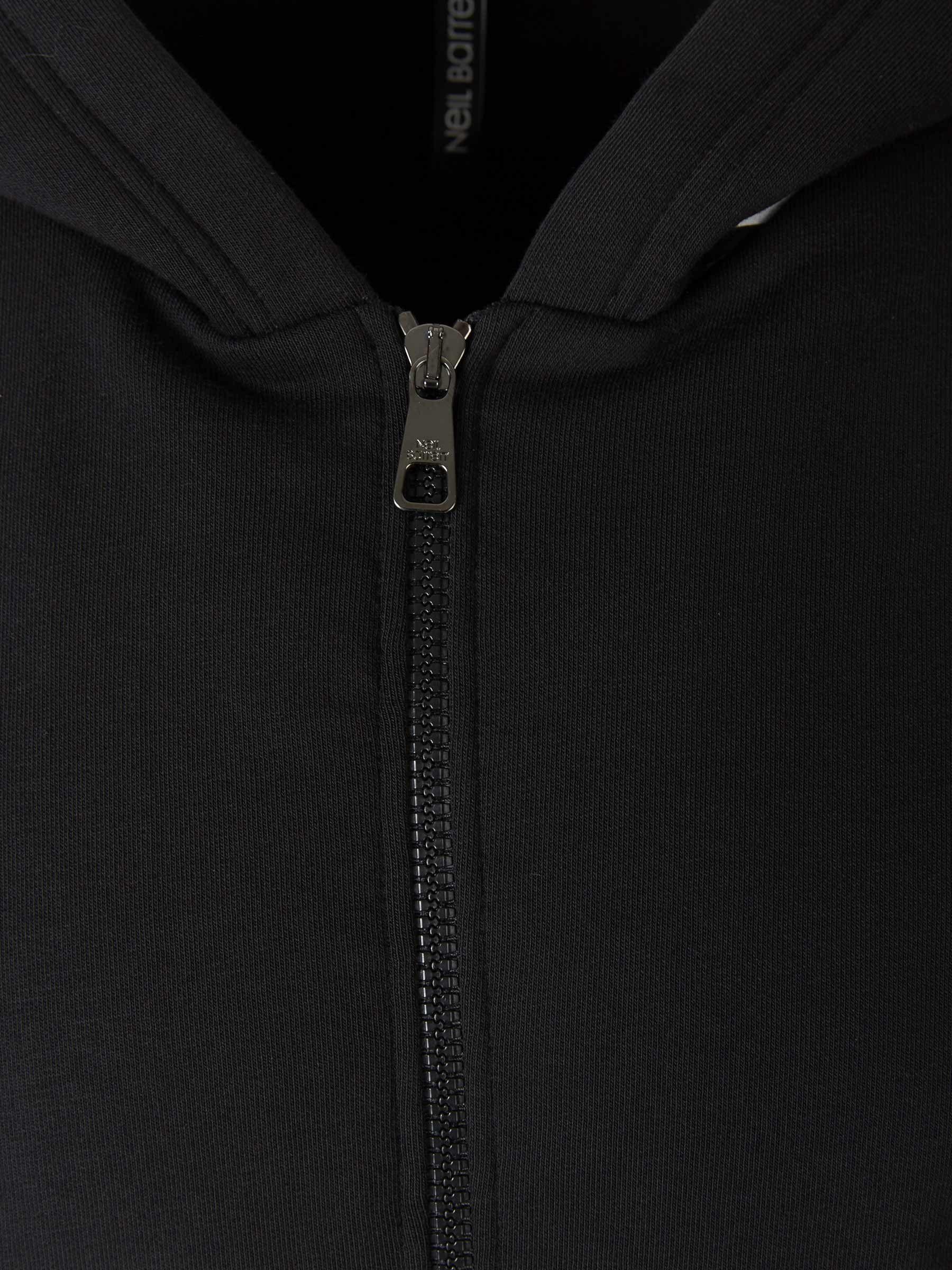 Neil Barrett Cotton Lightning Bolt Zip Hoodie in Black for Men - Save 25% -  Lyst