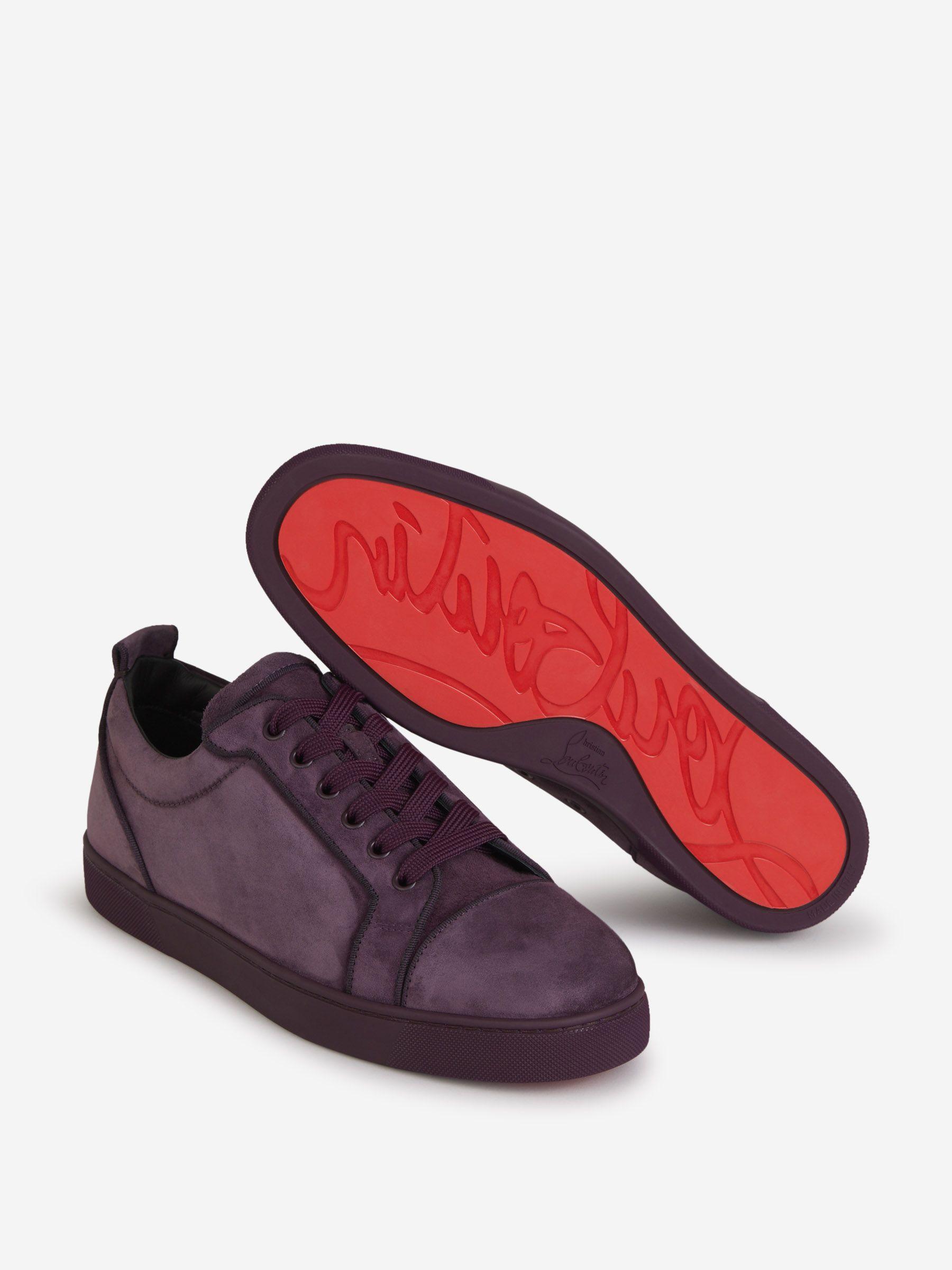 Christian Louboutin Sneakers Junior Orlato in Purple for Men | Lyst