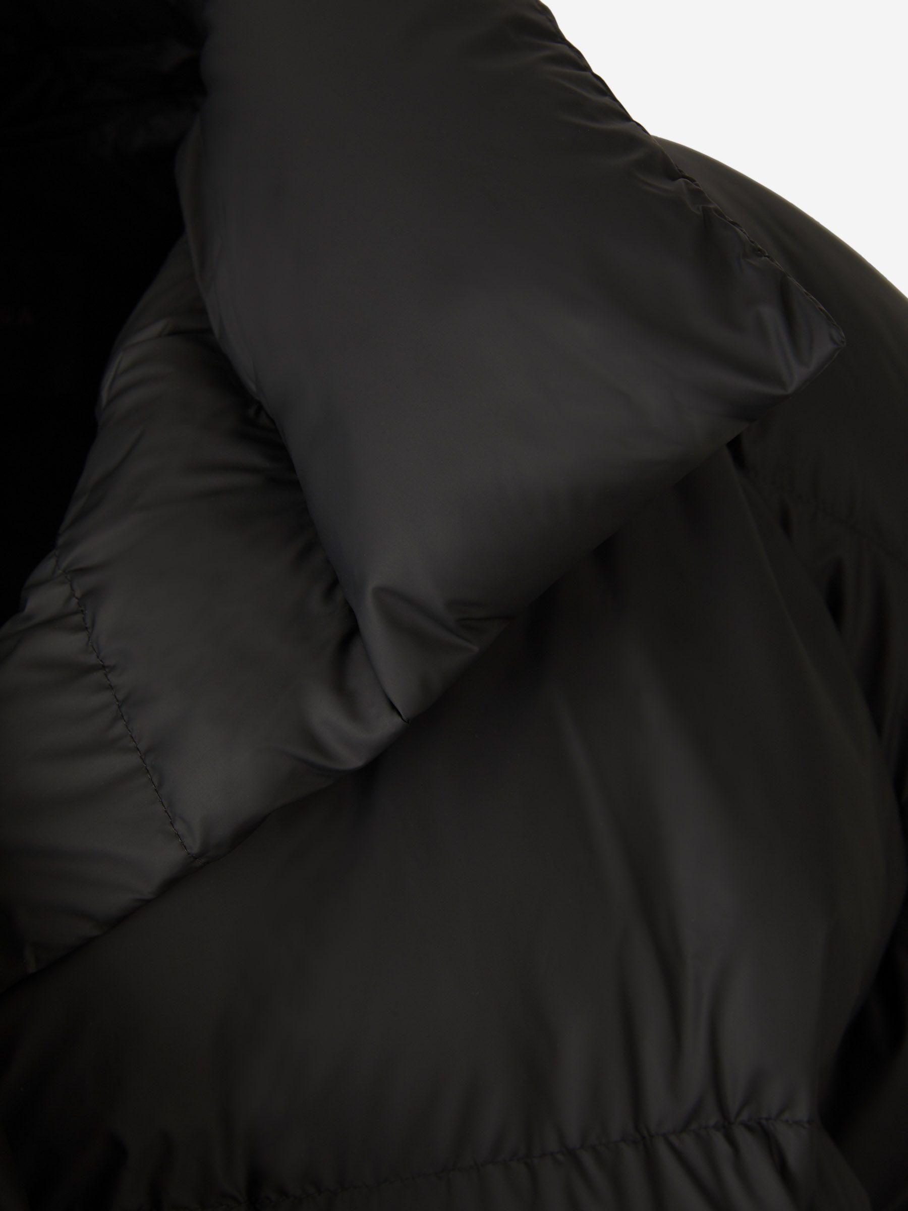 Balenciaga Puffer Wrap Peacoat in Black for Men