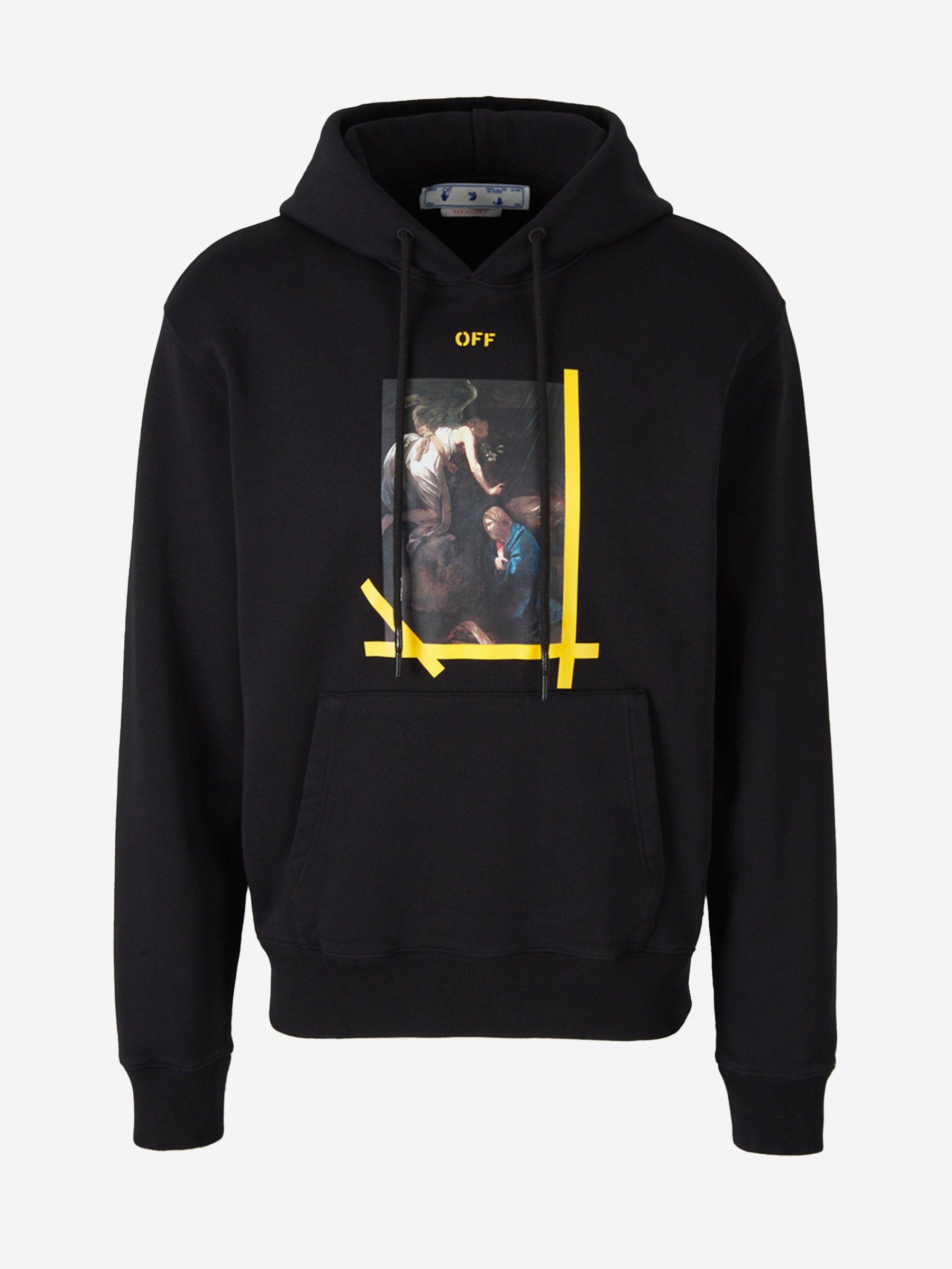 Off-White c/o Virgil Abloh Caravaggio Painting Hoodie in Black for Men |  Lyst