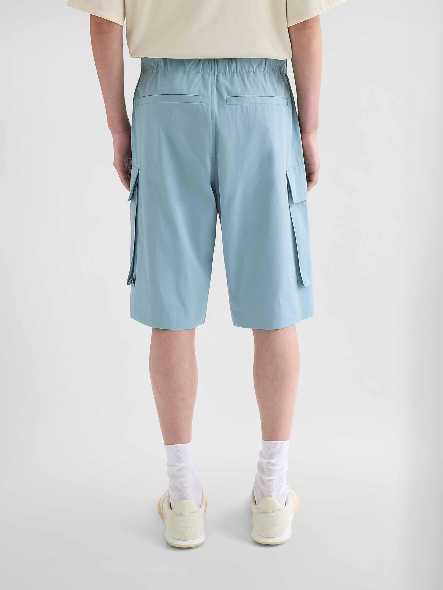 Jil Sander Cotton Cargo Shorts in Blue for Men | Lyst