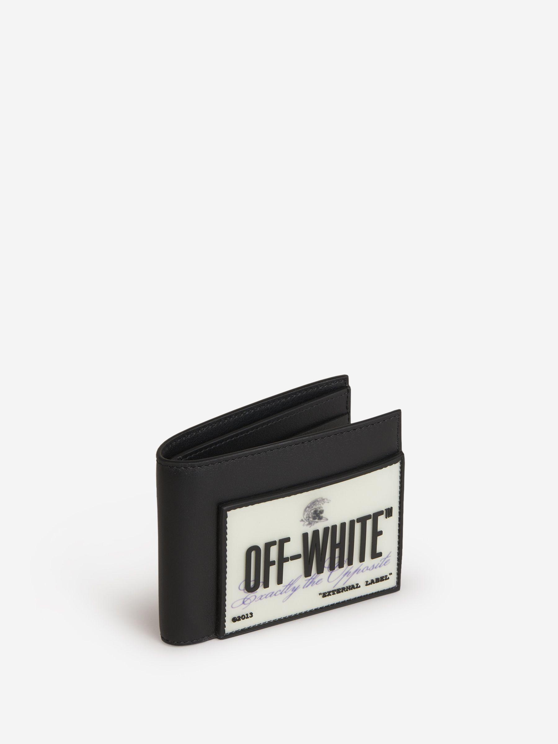 Off-White c/o Virgil Abloh Logo Patch Wallet in Black for Men | Lyst