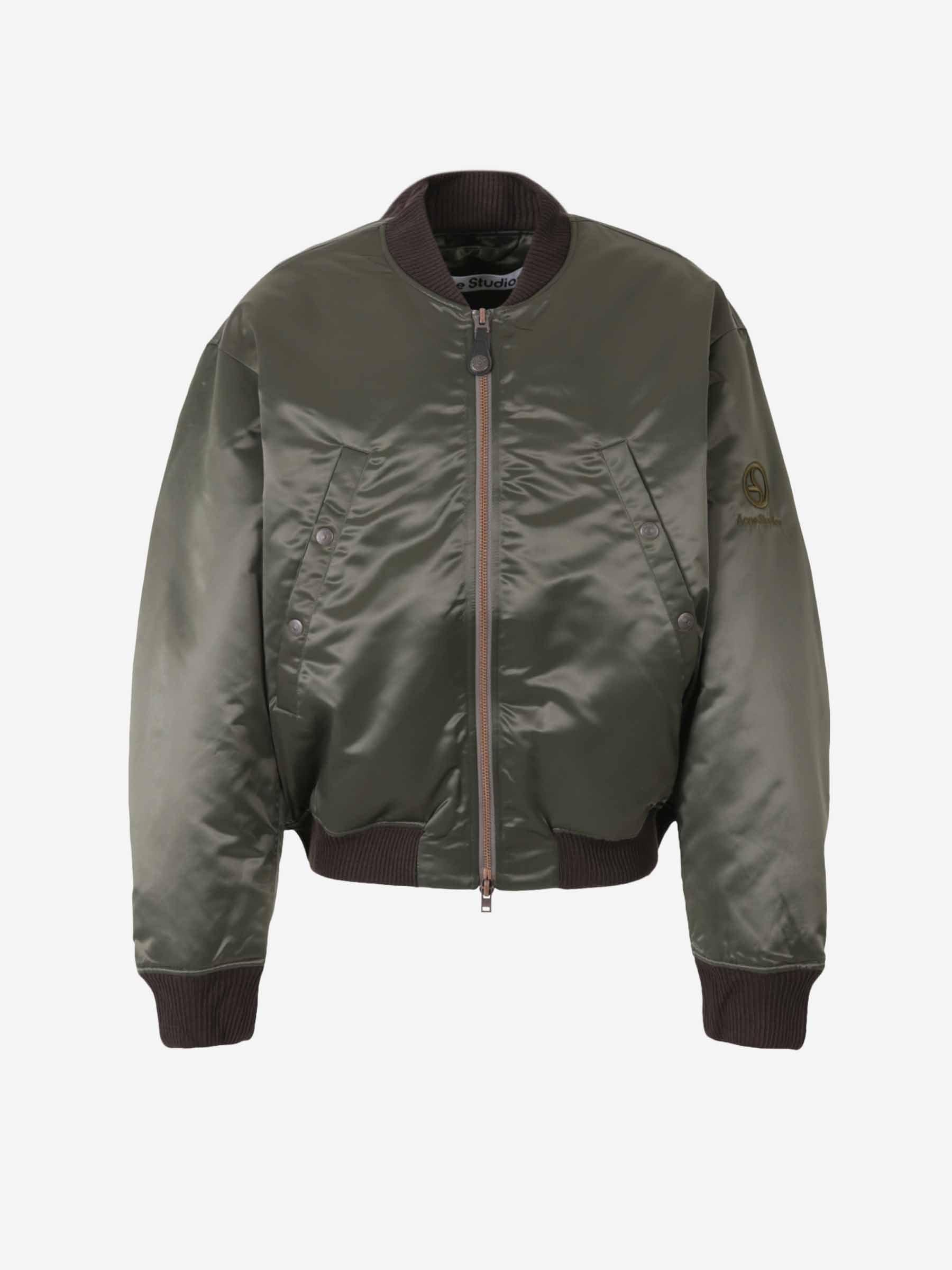 ジャケット・アウター Acne Studios, 24SS SATIN BOMBER JACKET Acne Studios, 24SS SATIN BOMBER JACKET