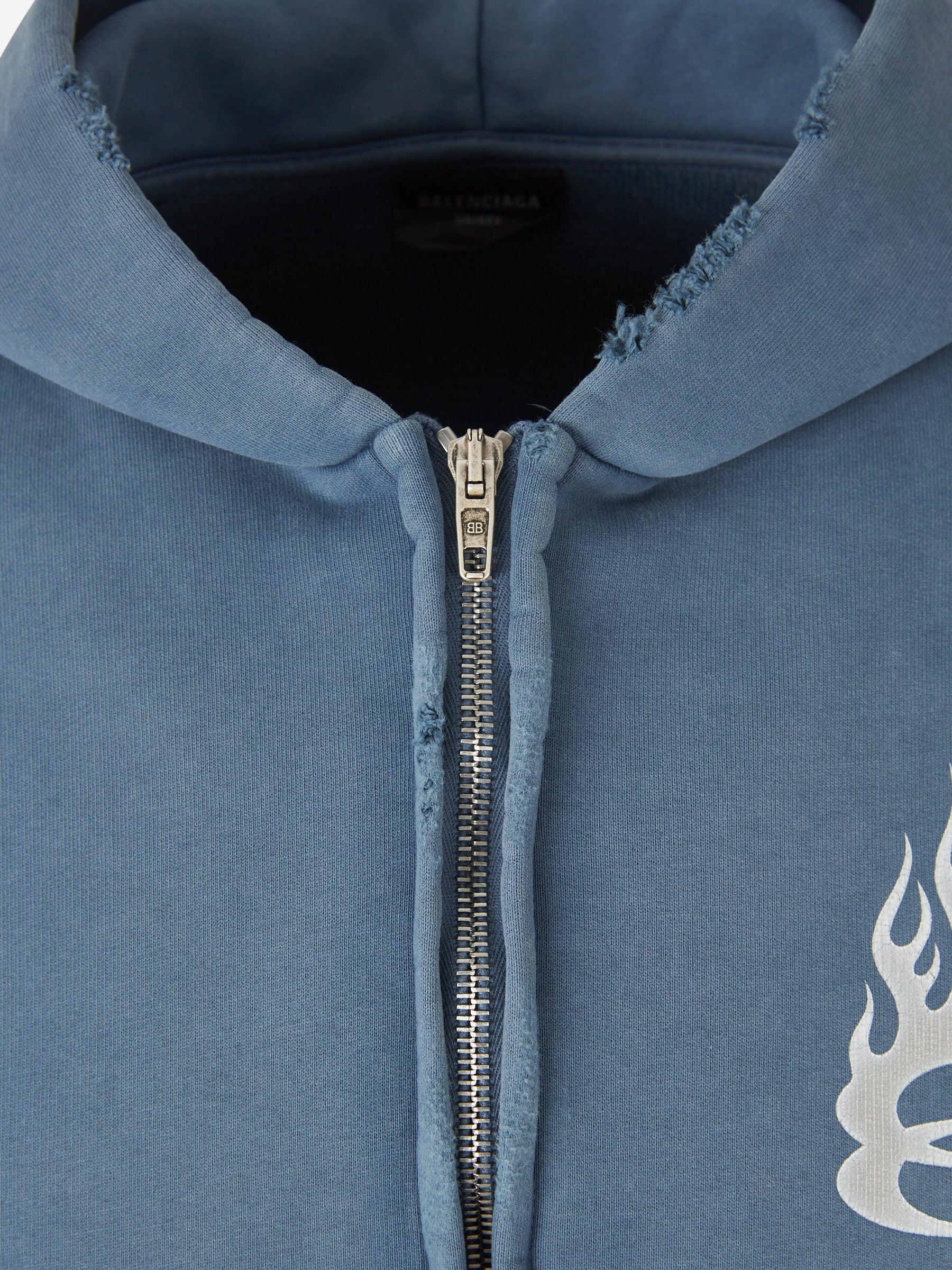 Balenciaga Burning Unity Sweatshirt in Blue for Men Lyst UK