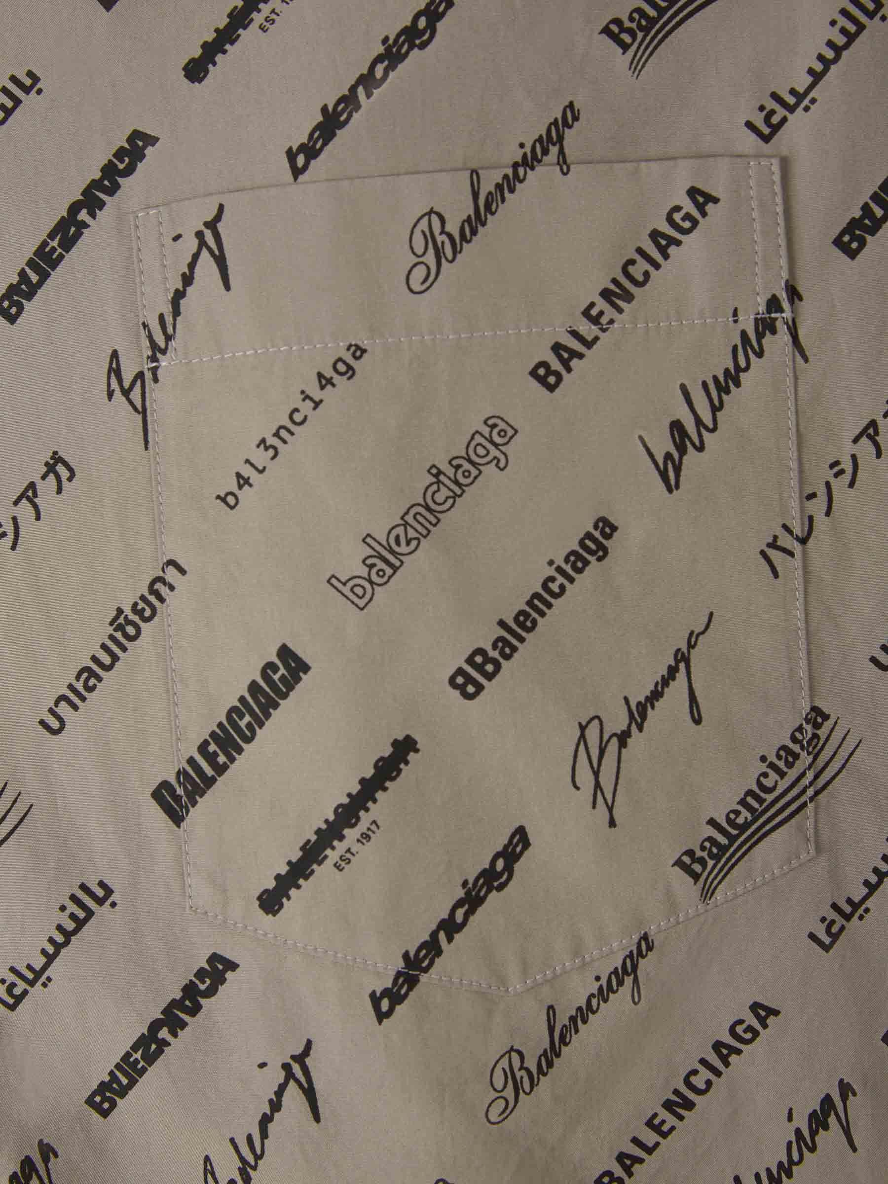 Balenciaga Shirt with monogram  Mens Clothing  Vitkac