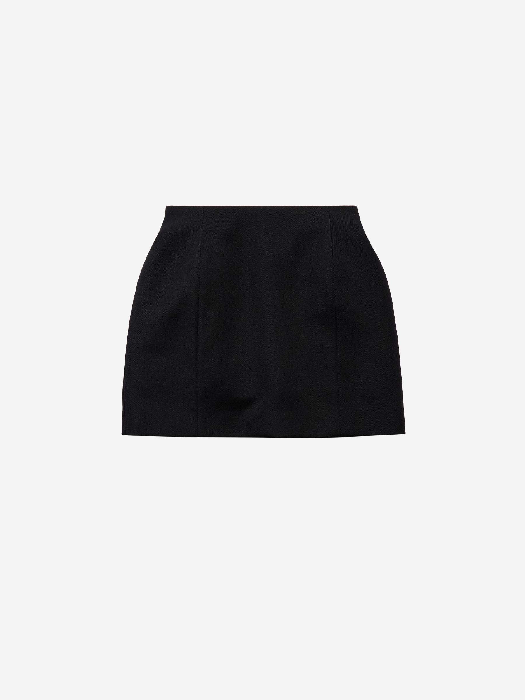 Balenciaga Hourglass Mini Skirt in Black | Lyst UK