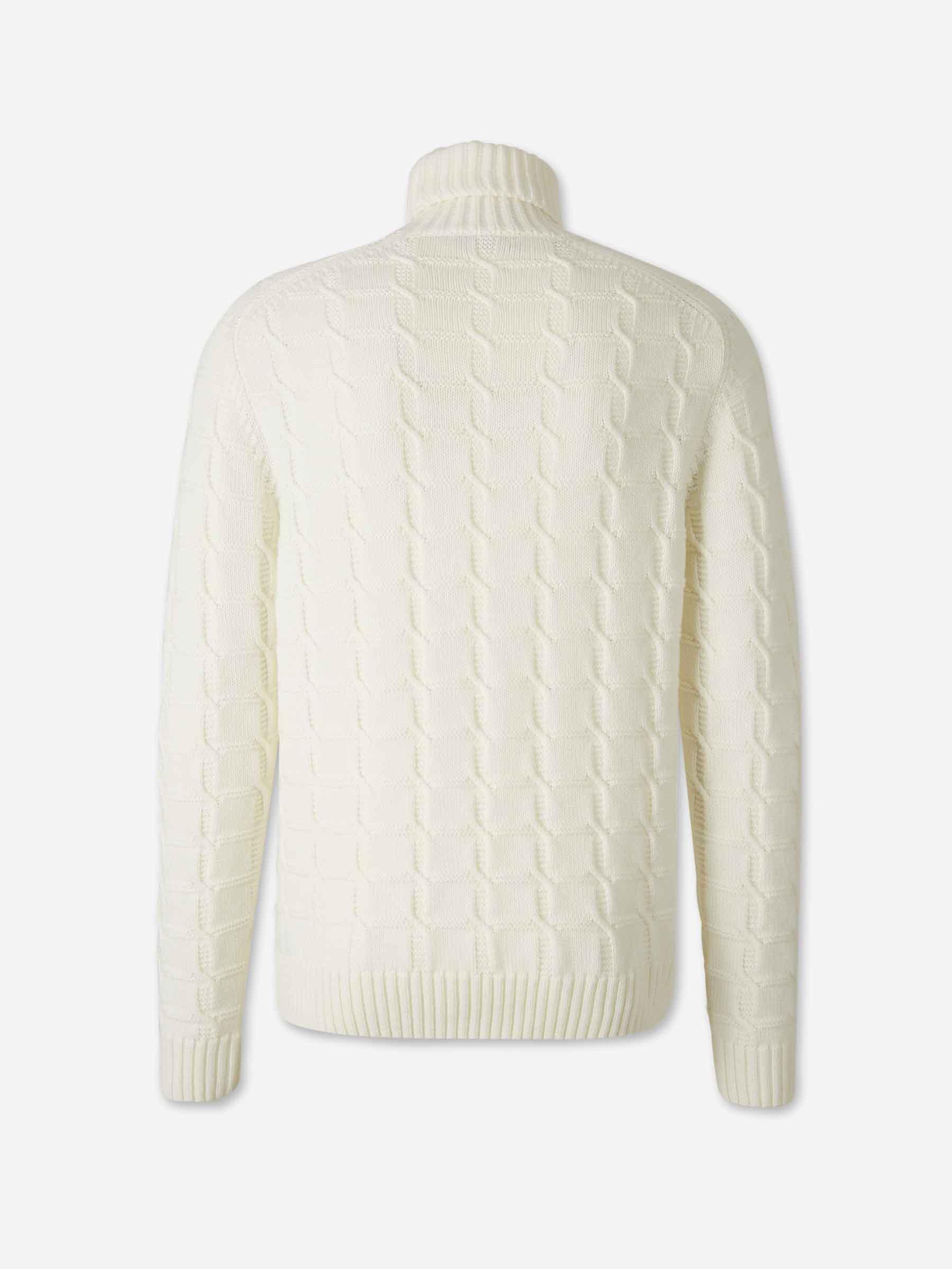 Zanone Dolcevita Lana Bianco Dolcevita Bianco Da Uomo Lyst