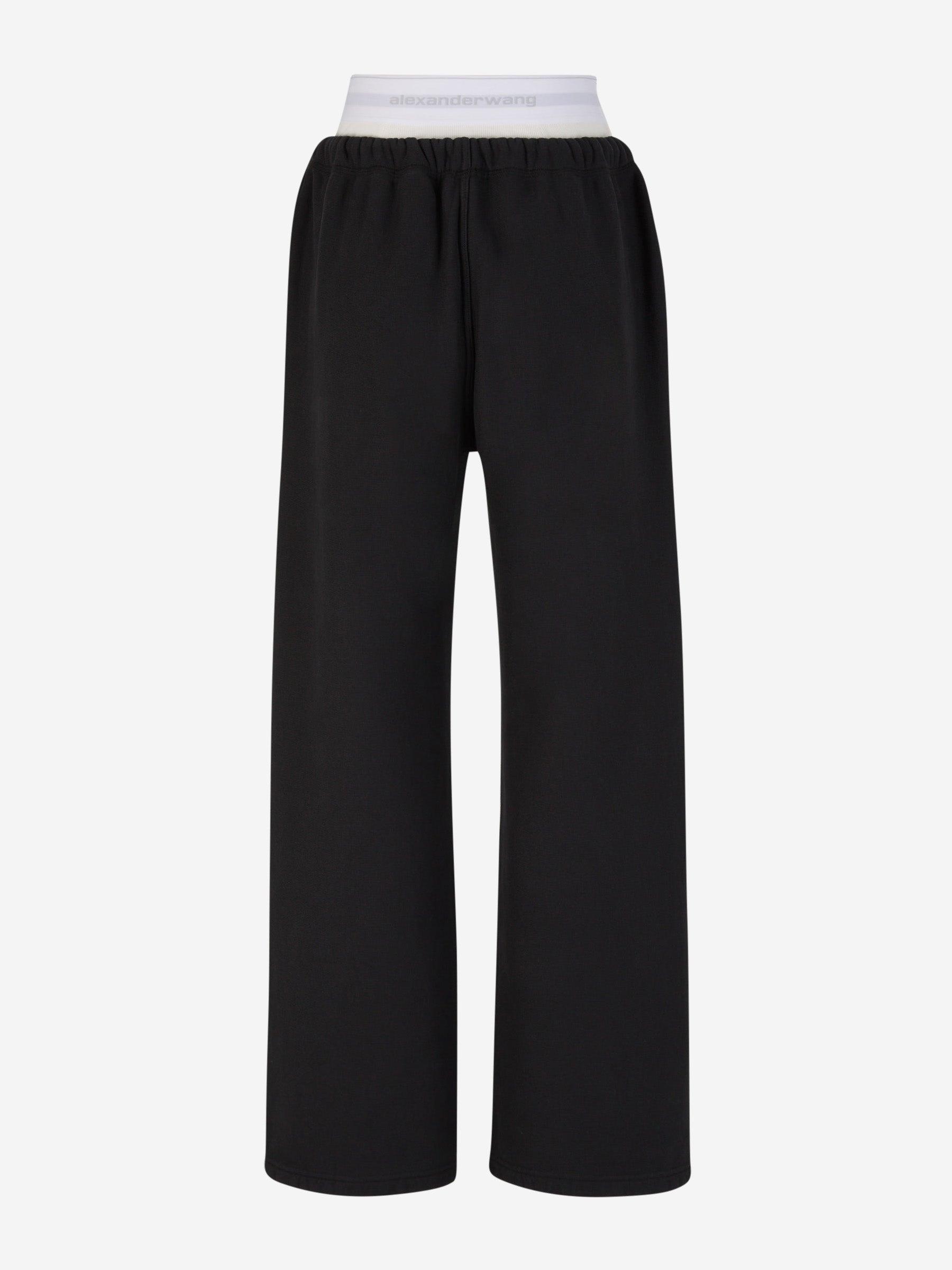 パンツ T BY ALEXANDER WANG Layered joggers Black  4CC1254406 T By Alexander Wang - Layered Track Pants | HBX - Globally