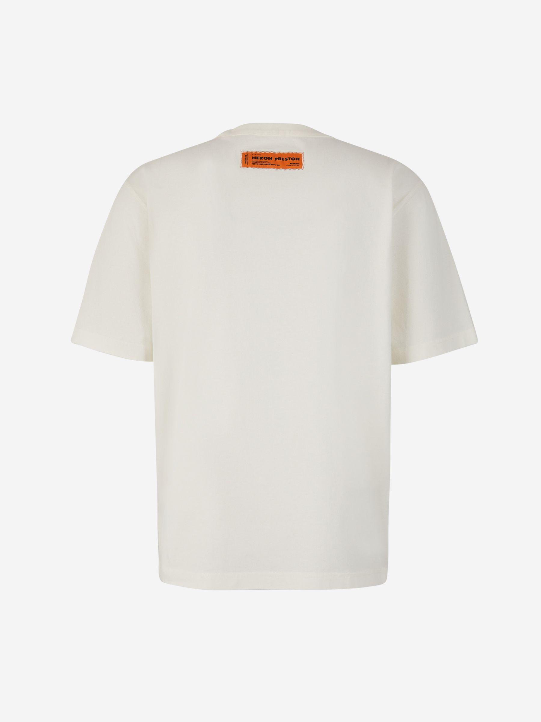 Heron Preston Logo Cotton T-shirt in White for Men
