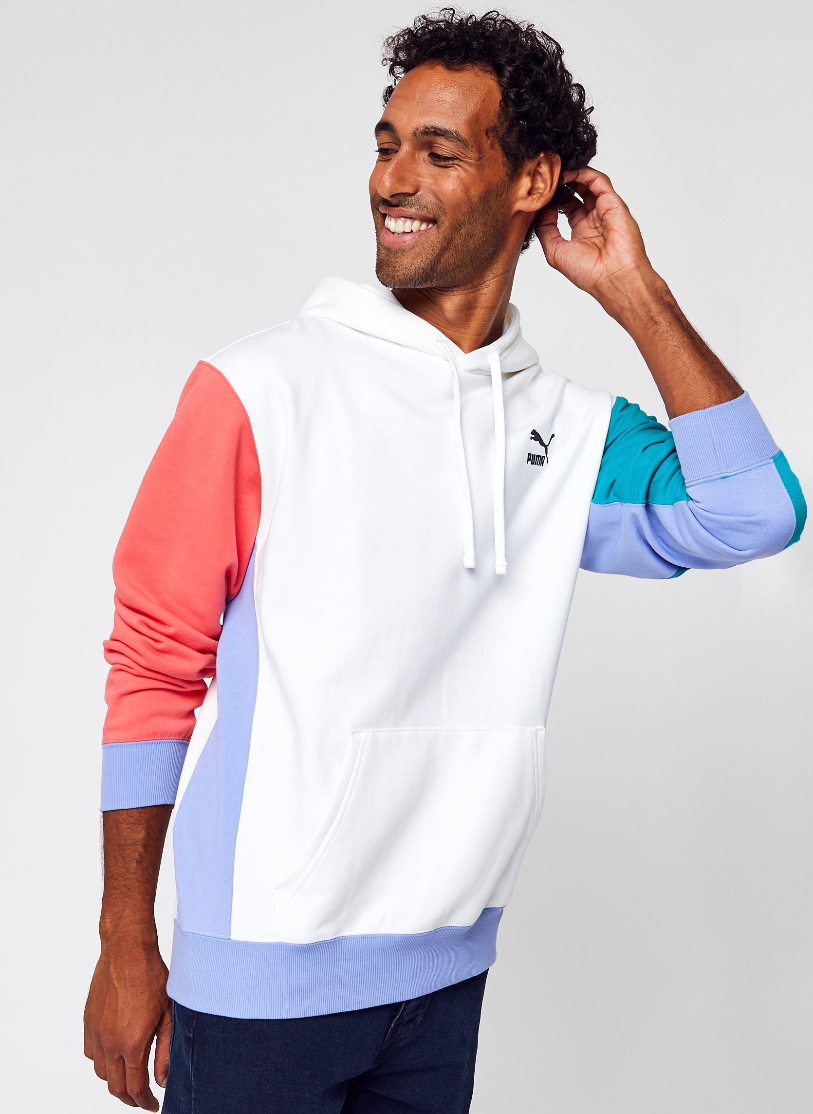 PUMA Classics Block Hoodie in Weiß für Herren | Lyst DE