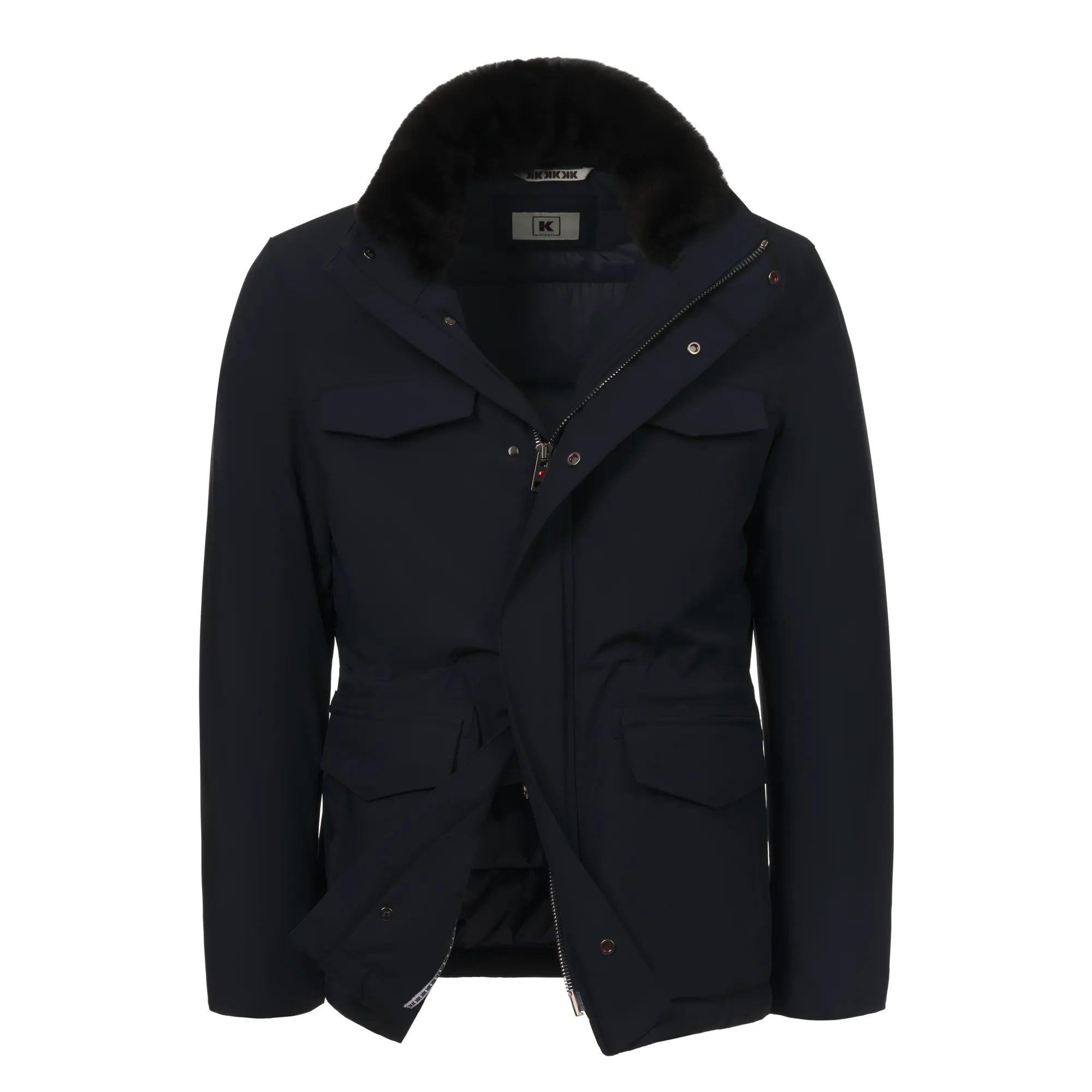 KIRED Hooded Field Jacket in Black for Men Lyst