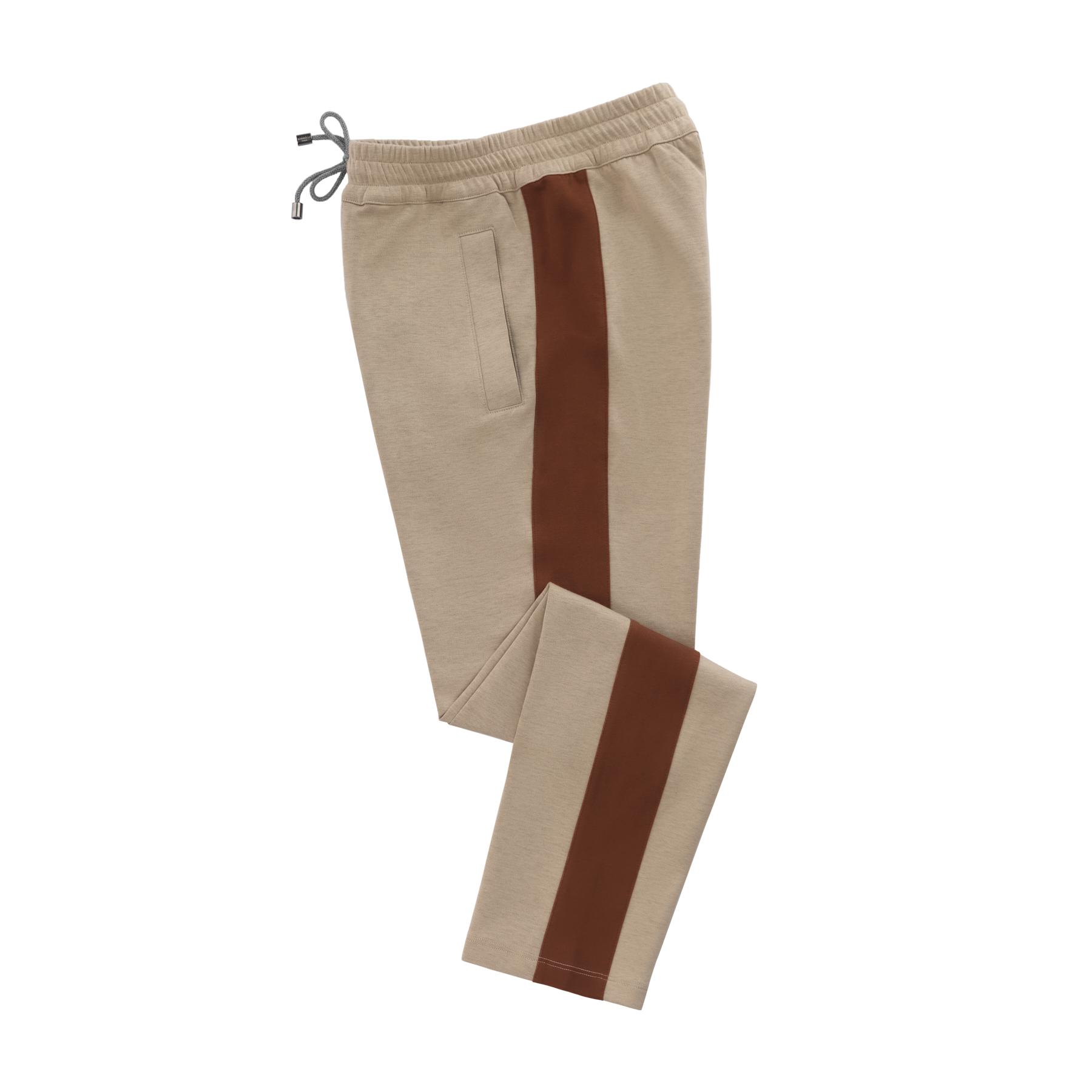 New $3300 Luigi Borrelli Light Brown Cotton Solid Suit LBDP175160R8 