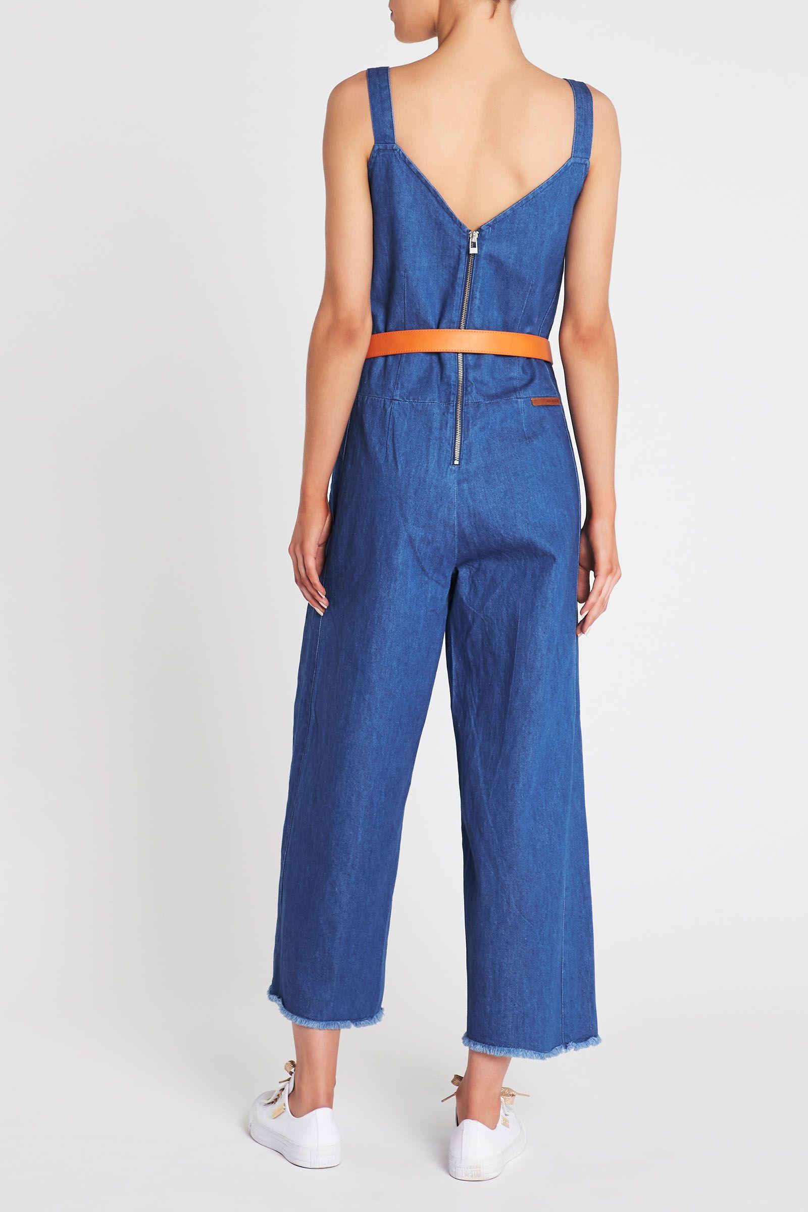 sass and bide denim jumpsuit