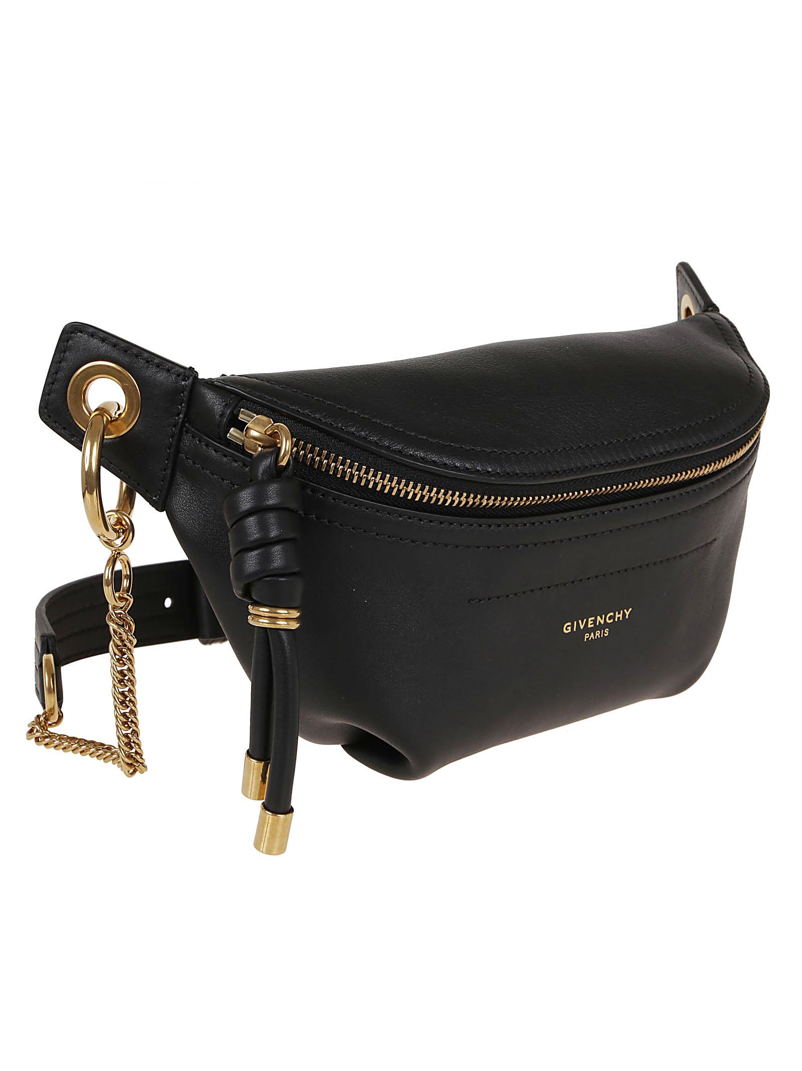 Givenchy Leather Whip Belt Bag Mini in Black - Lyst