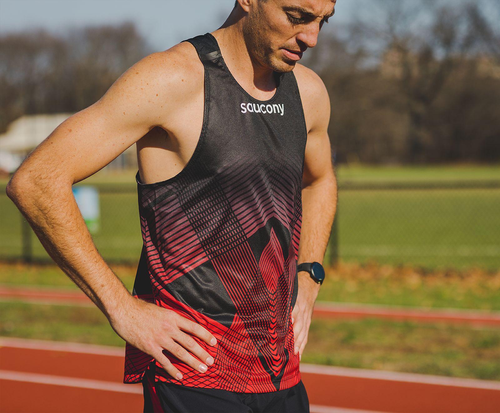 Saucony Elite Singlet in Red for Men | Lyst