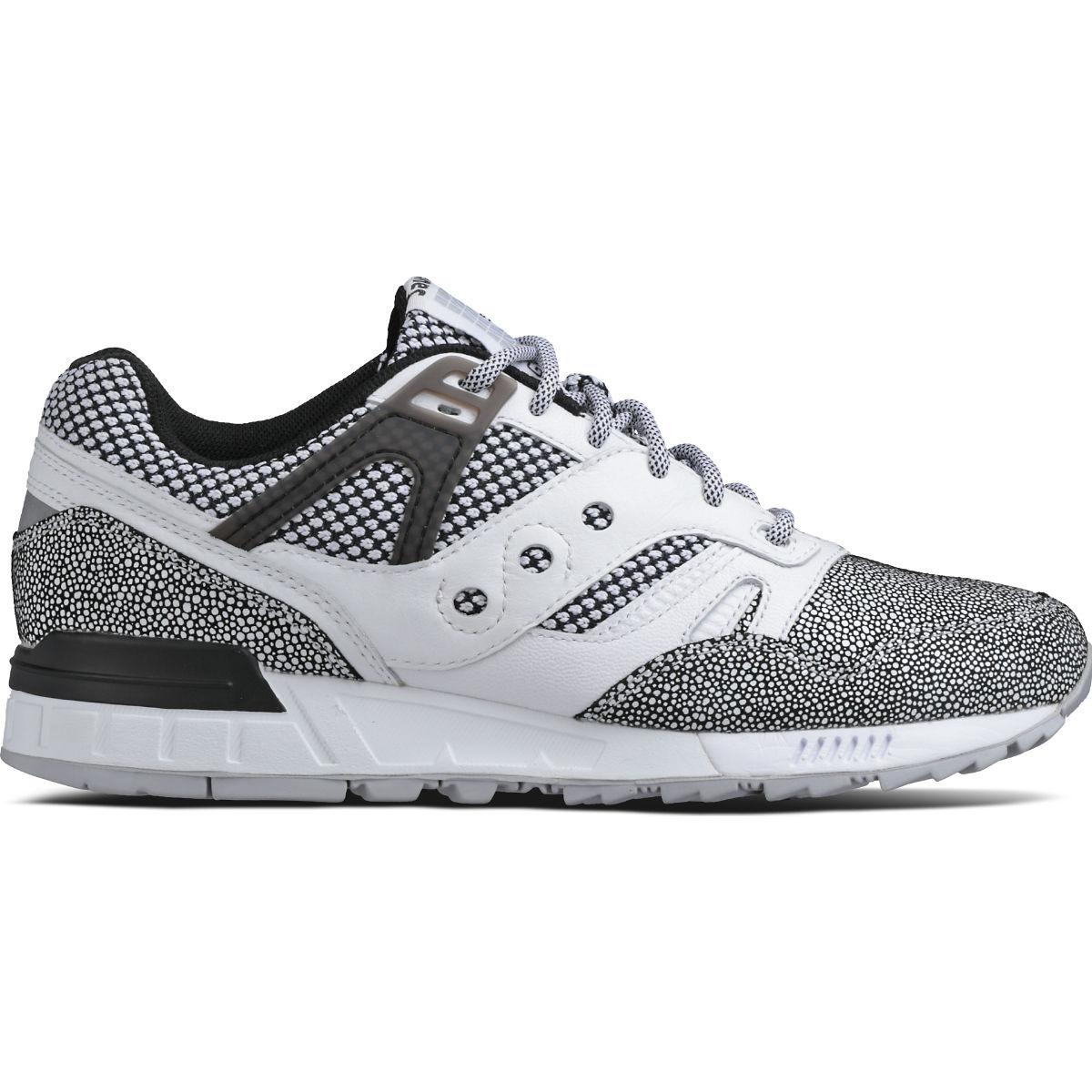 Saucony Leather Grid Sd Eel in White | Grey (Gray) for Men | Lyst