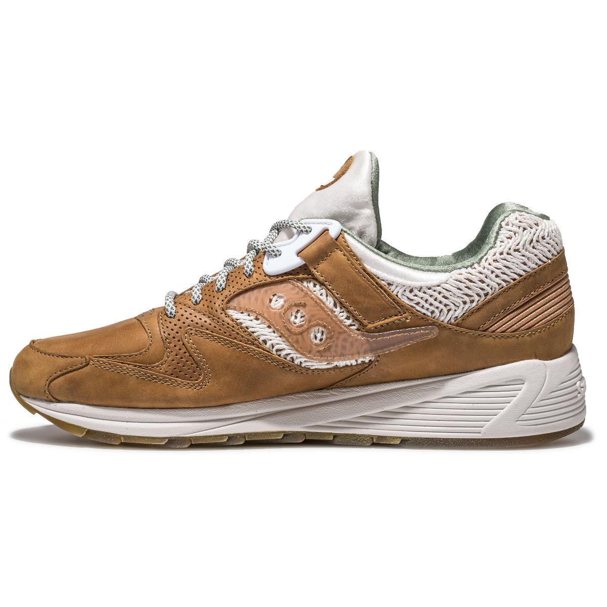 Saucony Leather Grid 8500 Ramen in Brown for Men | Lyst