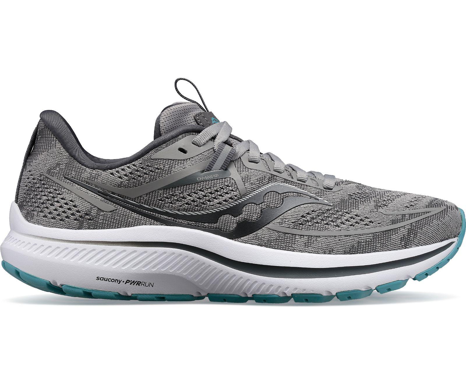 Saucony Omni 21 Wide in Gray Lyst