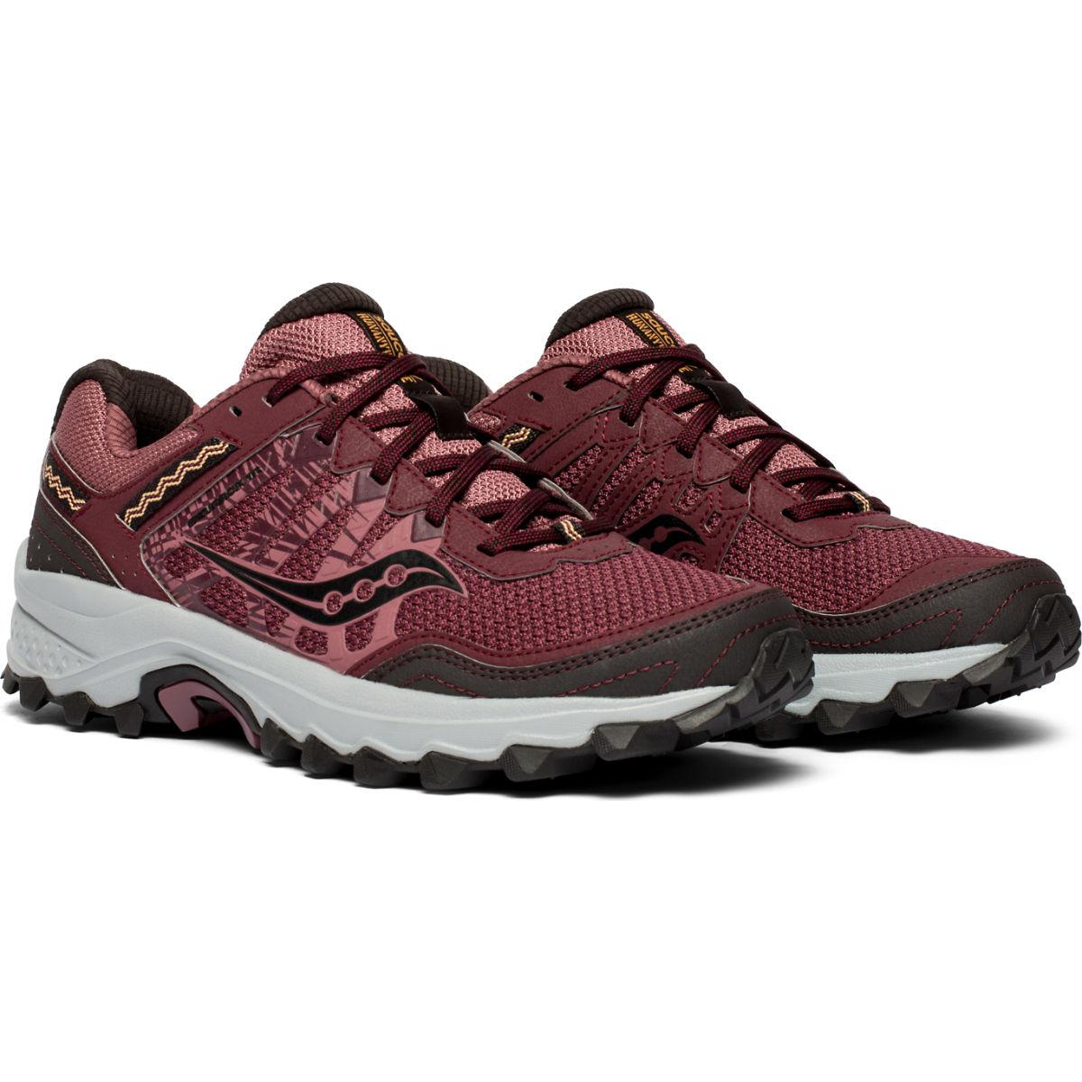 Saucony Synthetic Grid Excursion Tr12 (burgundy/grey) Shoes - Lyst
