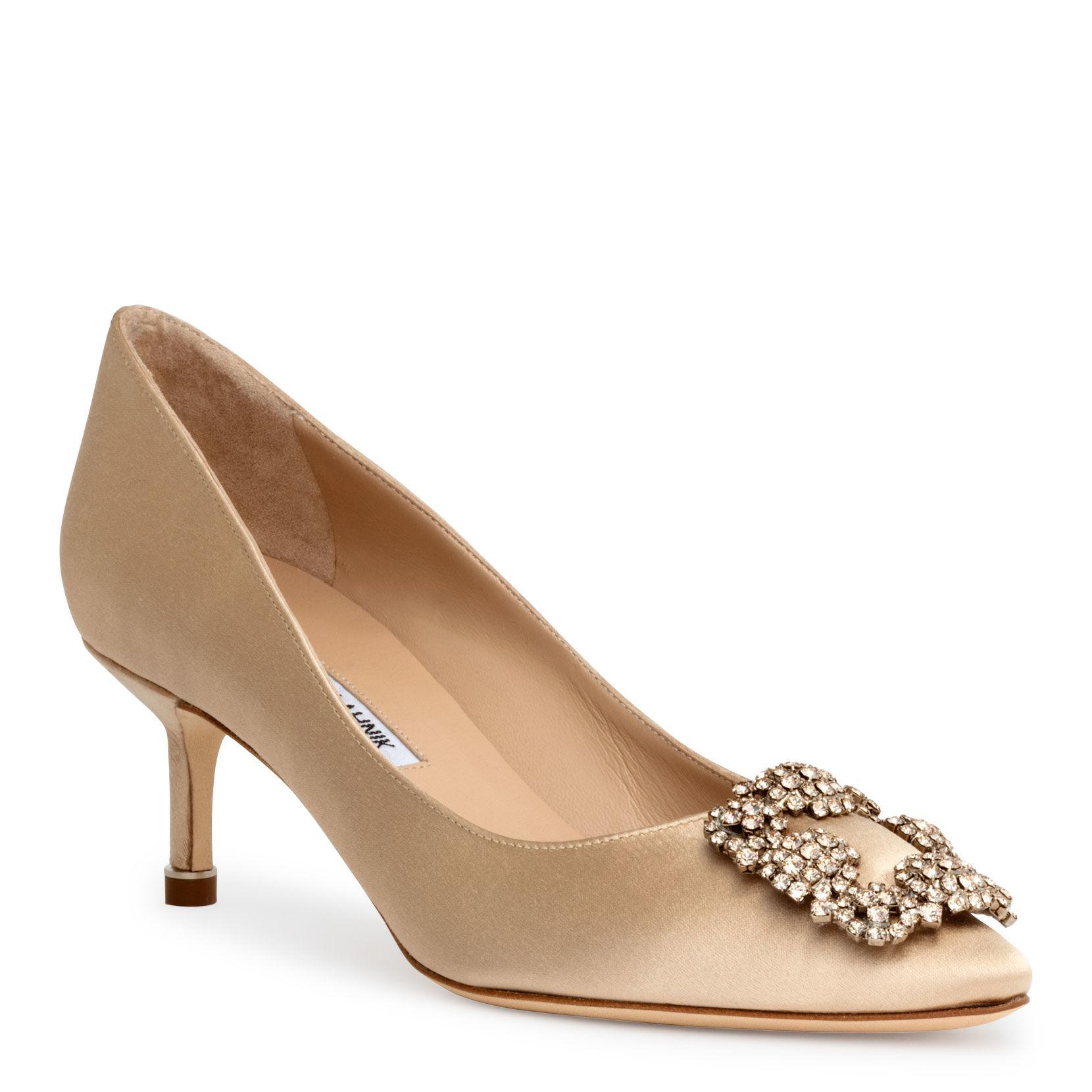 manolo blahnik satin