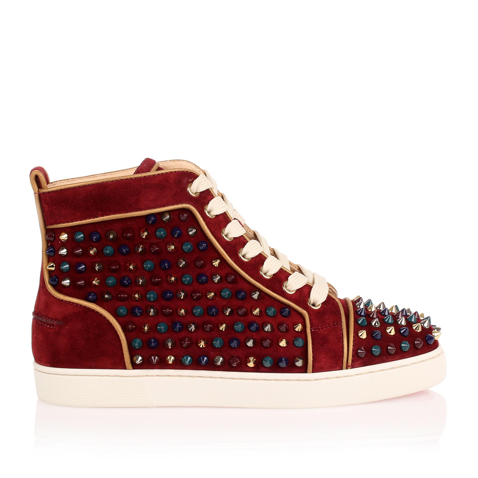 red louboutin high tops