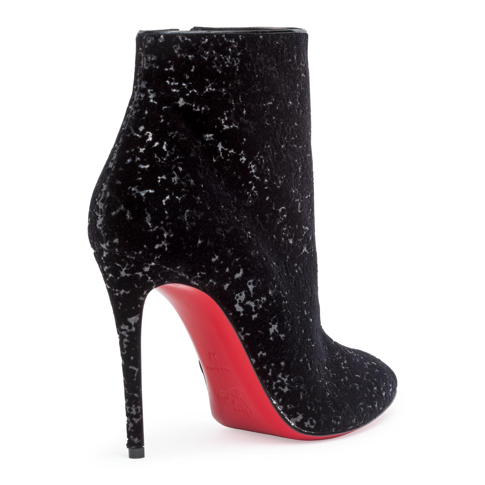 christian louboutin glitter boots