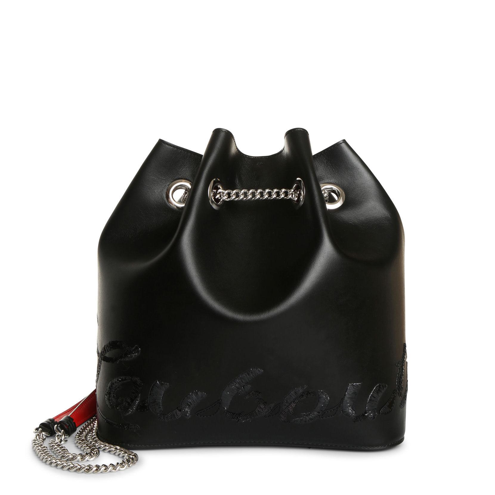 Christian Louboutin Marie Jane Backpack Leather Bag in Black - Lyst