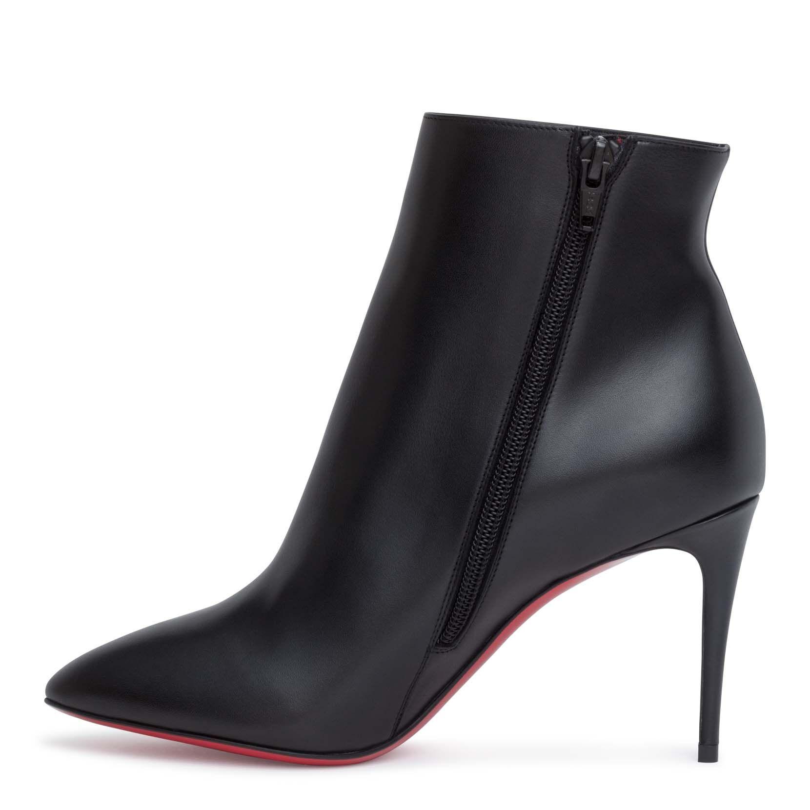 eloise leather red sole booties