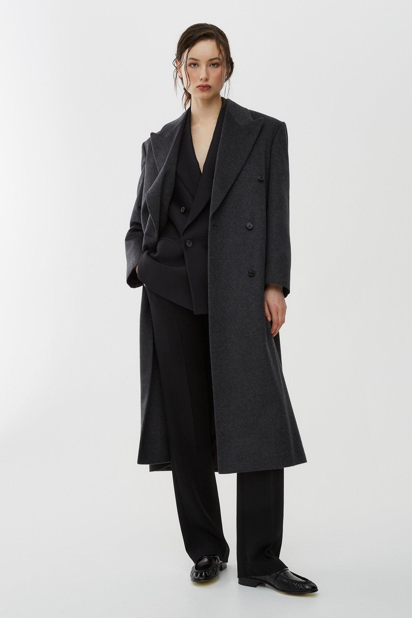 【関税込み】the row HARISI' COAT The Row Harisi Coat in Bisquette Melange | FWRD