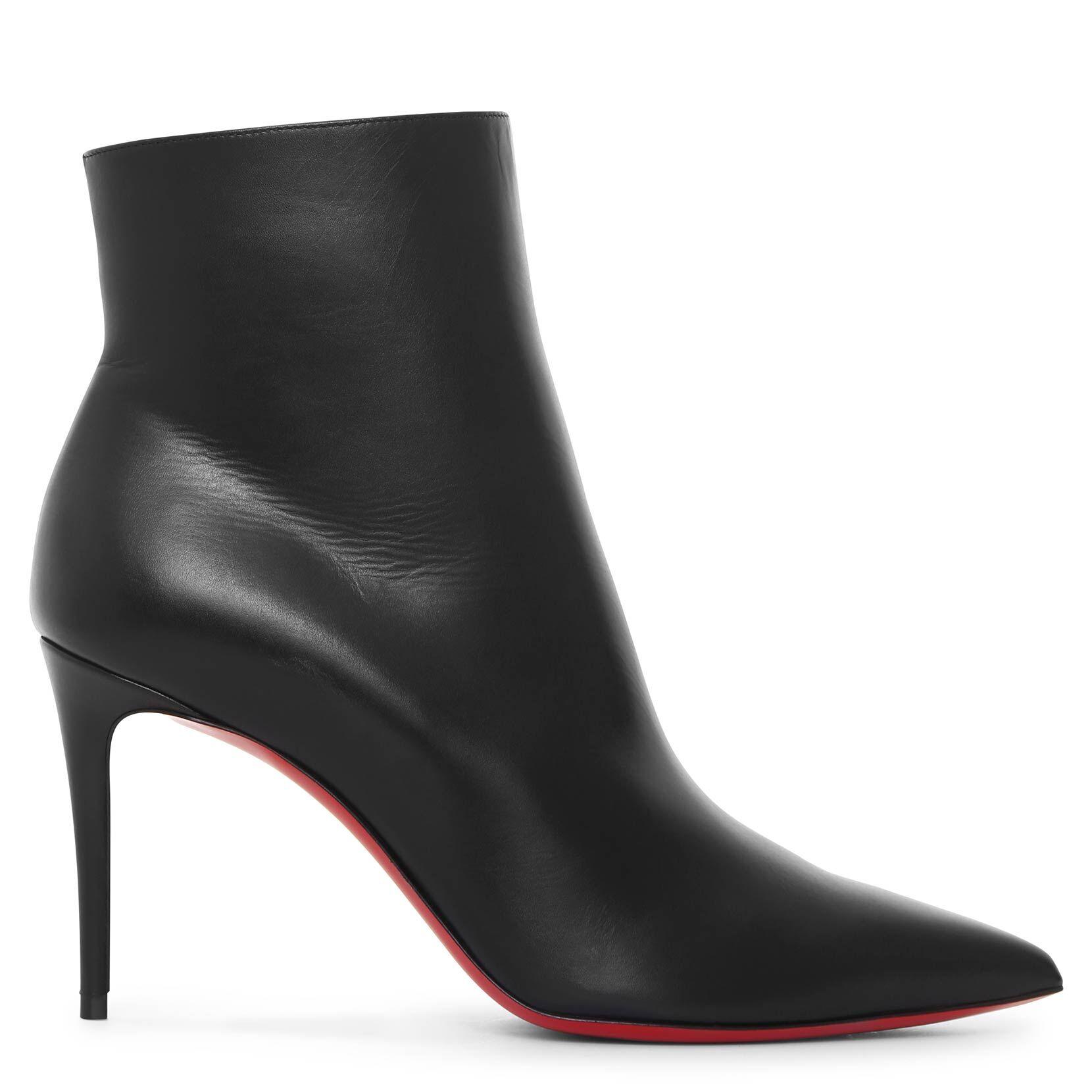 Christian Louboutin Leather So Kate 85 Ankle Boots in Black - Lyst