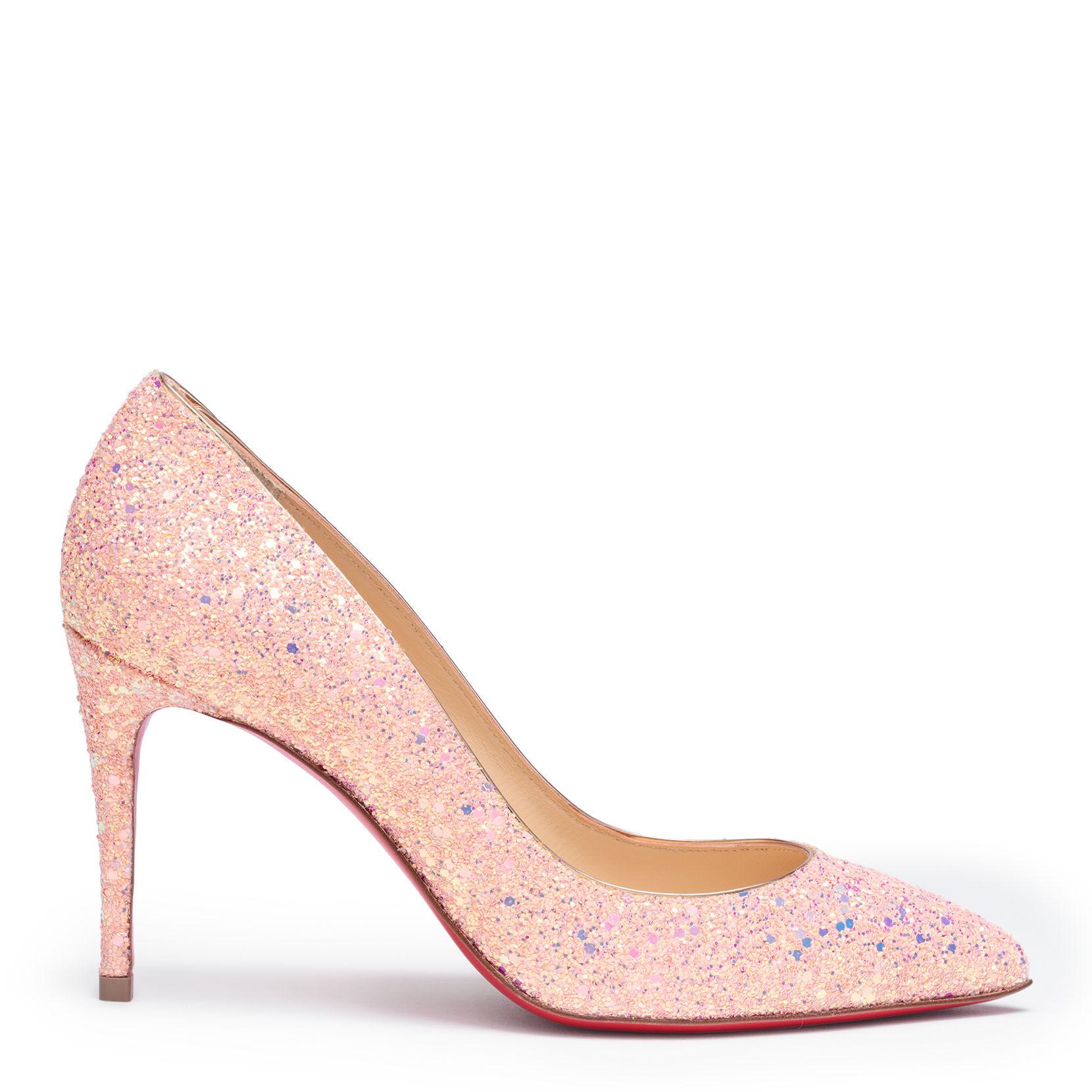 Christian Louboutin Pigalle Follies 85 Pink Glitter Pumps - Save 30% - Lyst