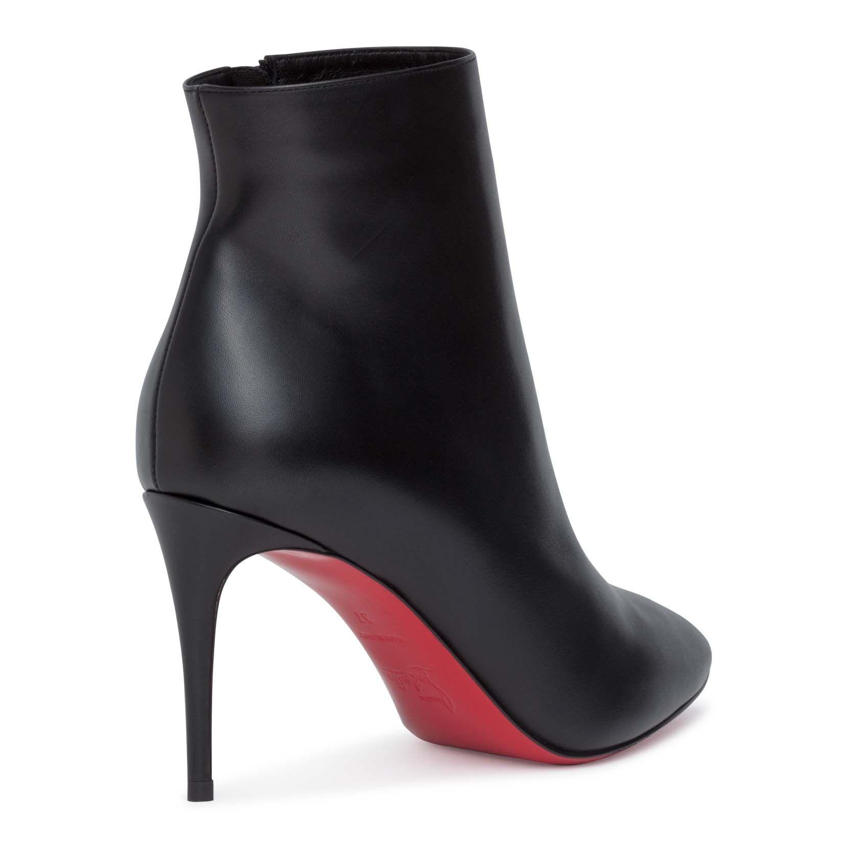 eloise leather red sole booties