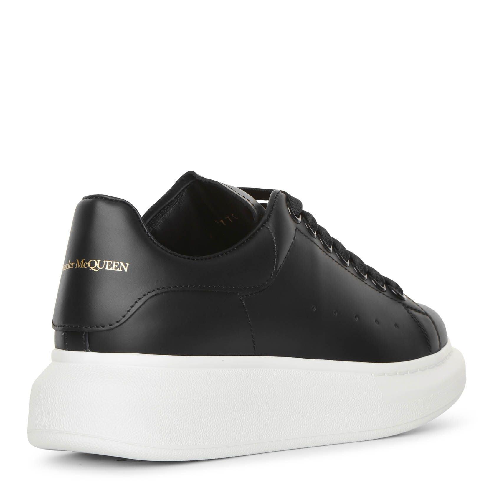 Alexander McQueen Leather Sneakers Black - Save 44% | Lyst