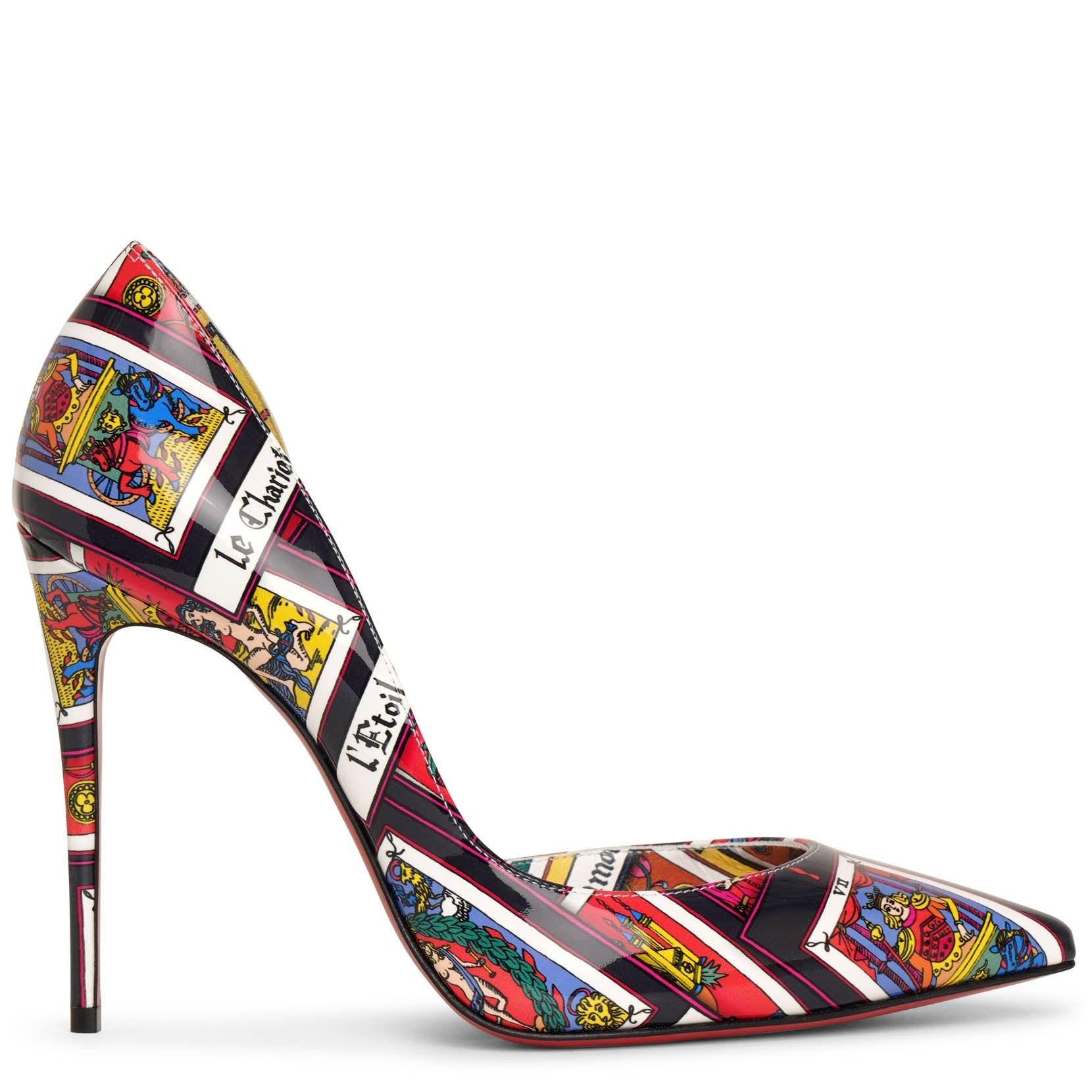 christian louboutin tarot card shoes