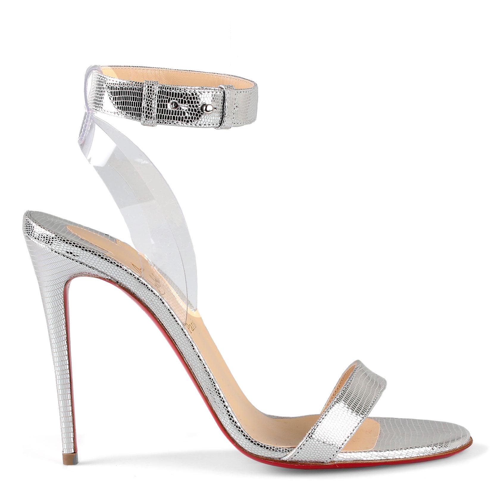 louboutin jonatina silver